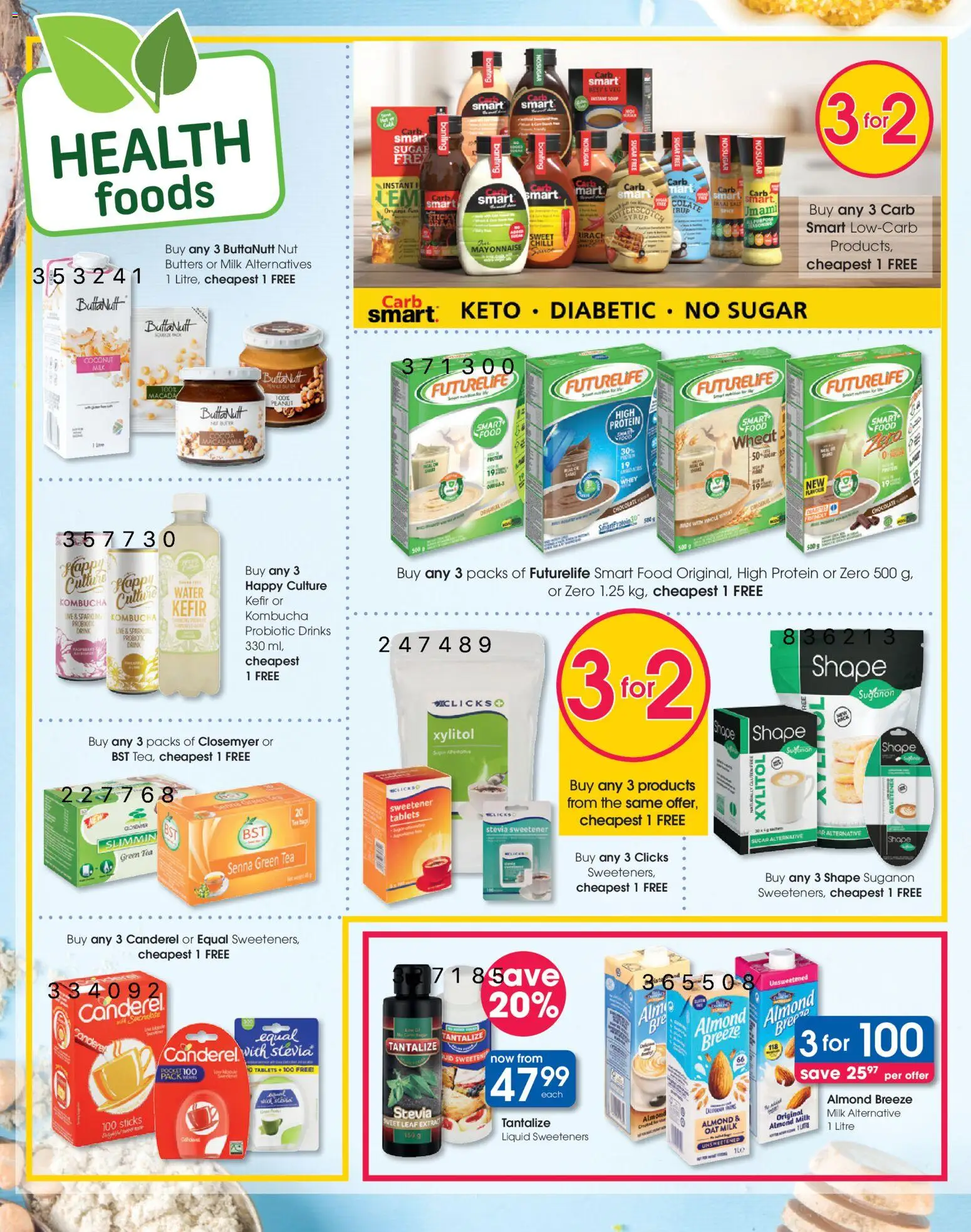 New Clicks catalogue – valid from 23.10.2025 | Page: 4 | Products: Milk, Chocolate, Beef, Sugar