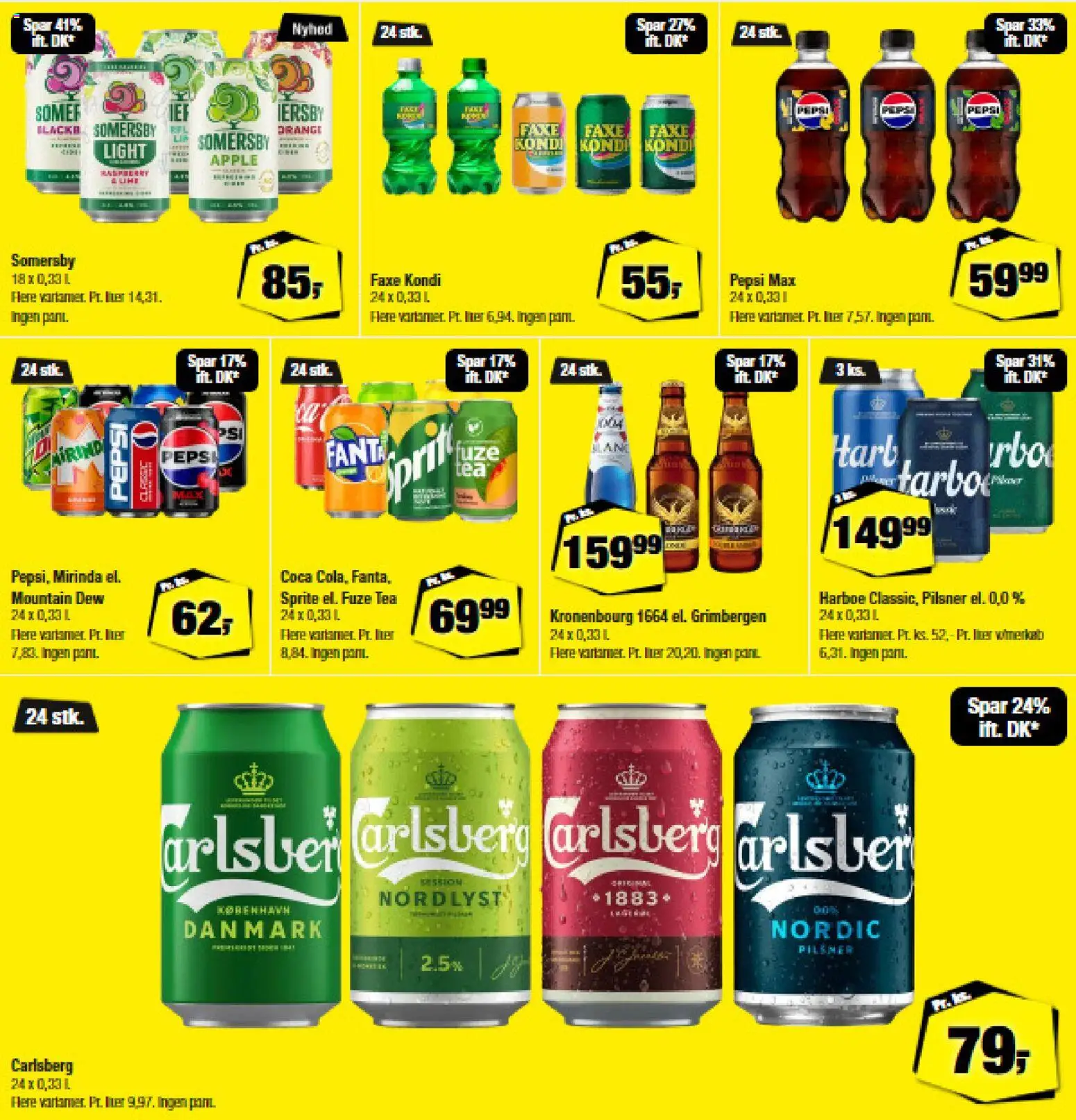 Calle tilbudsavis – gyldig fra 29.04.2026 | Side: 7 | Produkter: Fanta, Faxe Kondi, Pepsi, Pepsi Max