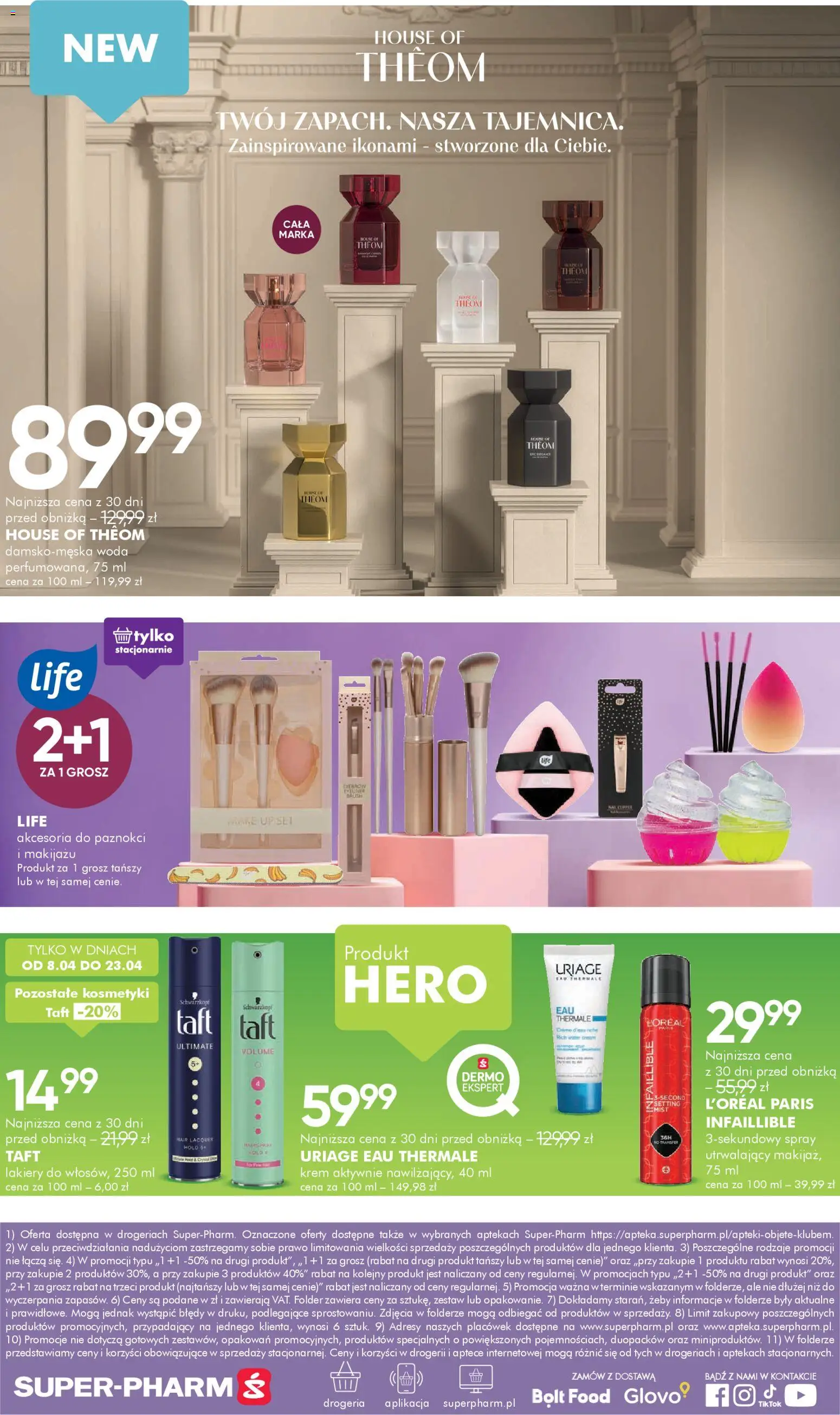 Super-pharm gazetka od 08.04.2026 | Strona: 20 | Produkty: Drogeria, Kosmetyki, Lakiery, Krem