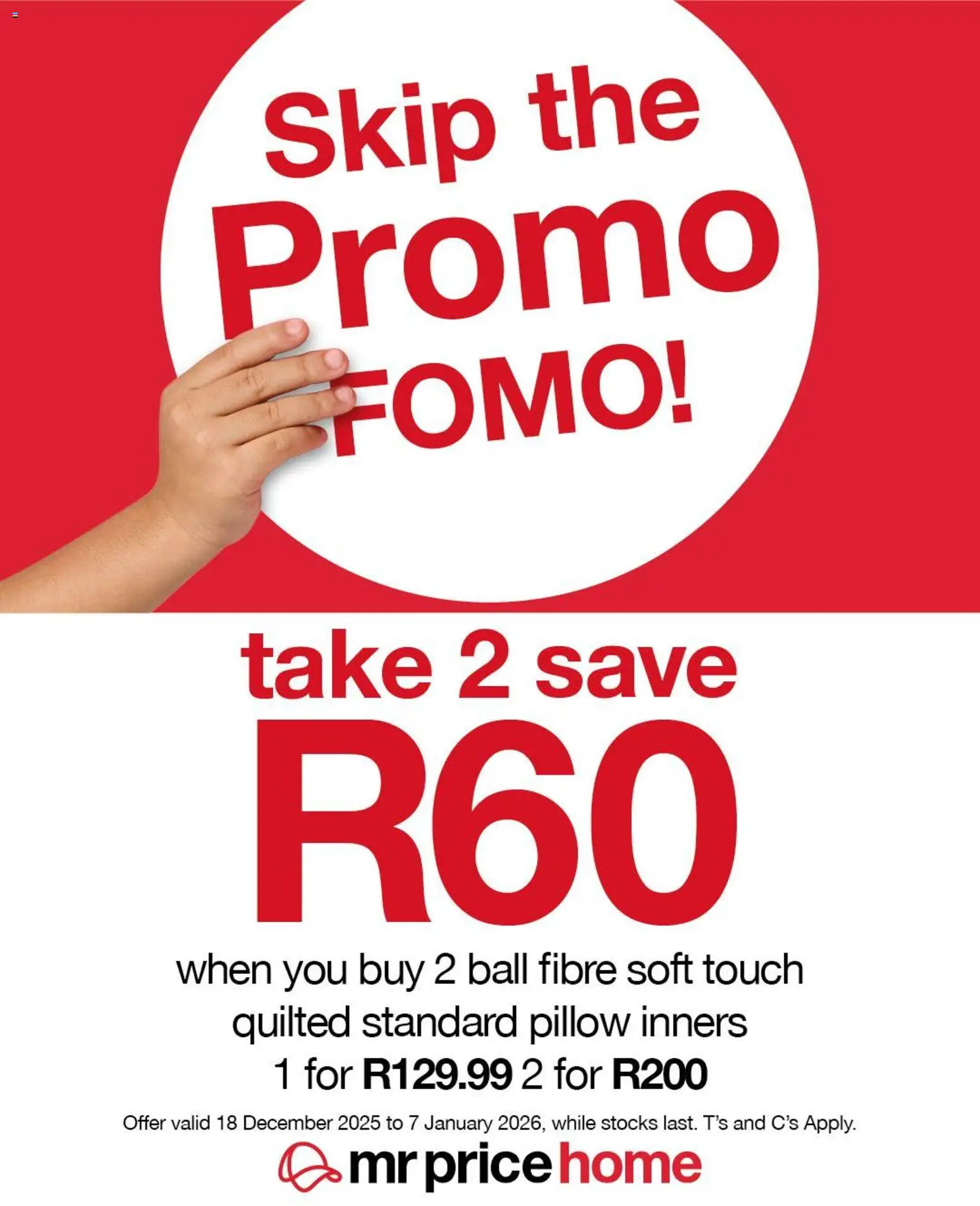 New MRP Home catalogue – valid from 18.12.2025 | Page: 2 | Products: Pillow inners, Pillow