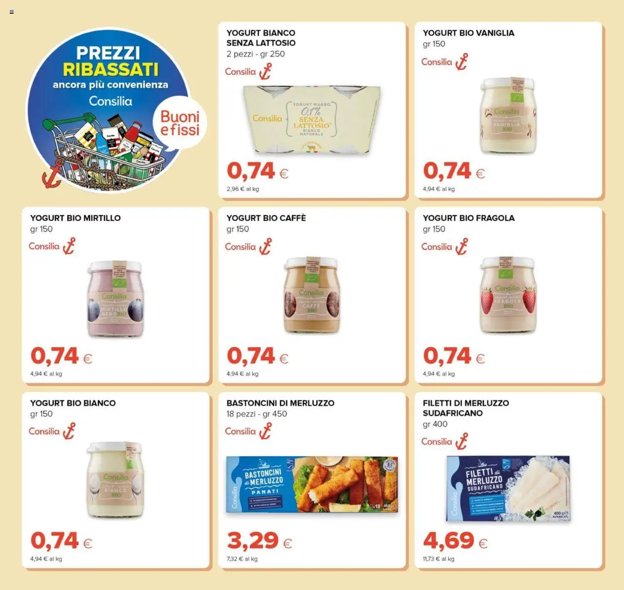 Volantino Tigre del 20.08.2025 | Pagina: 10 | Prodotti: Yogurt, Caffè, Merluzzo