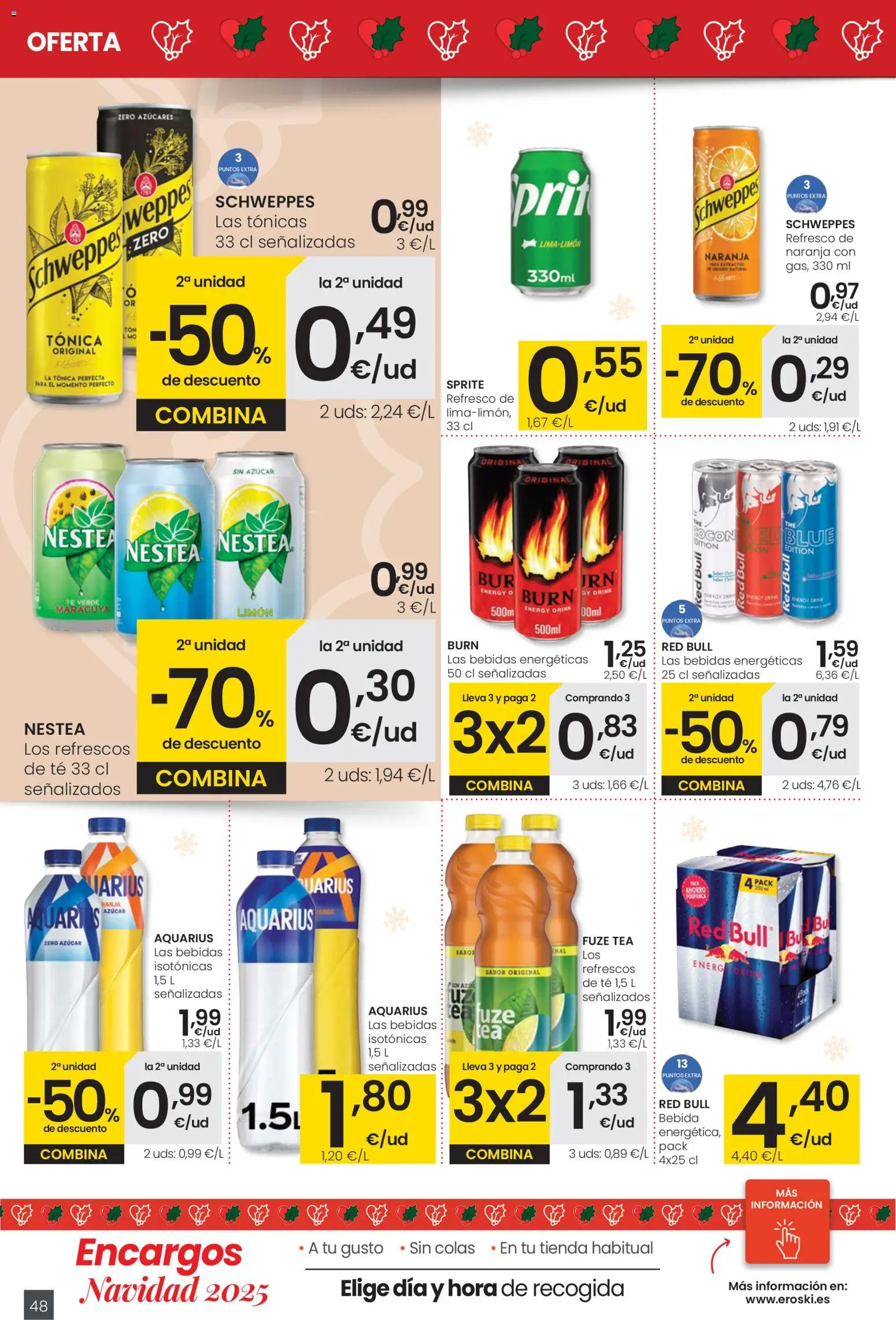 Eroski - Navidad │ válido desde el 18.12.2025 | Página: 48 | Productos: Té, Πρίζες