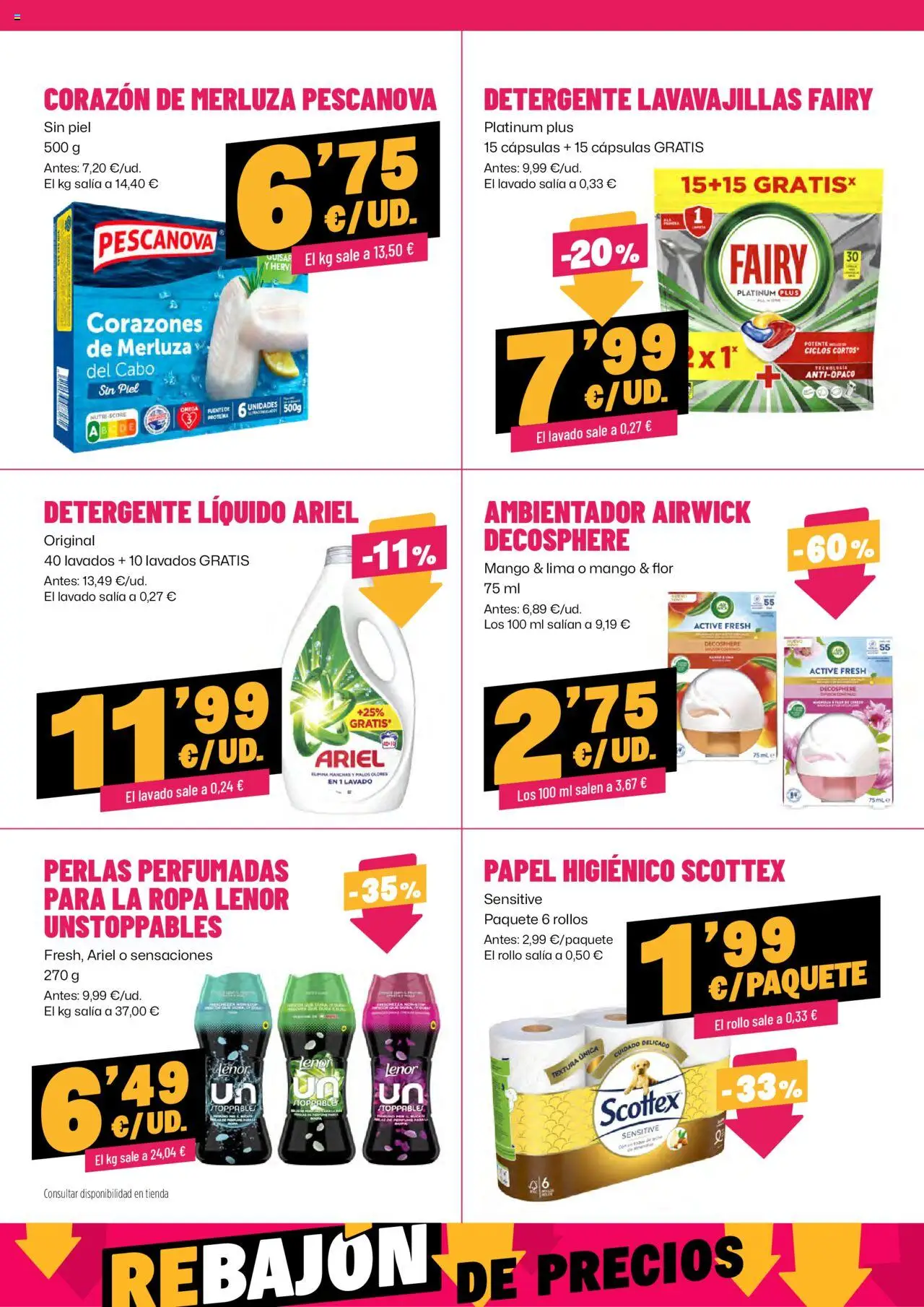 AhorraMas folleto │ válido desde el 16.10.2025 | Página: 14 | Productos: Lima, Detergente, Lavavajillas, Ρούτερ
