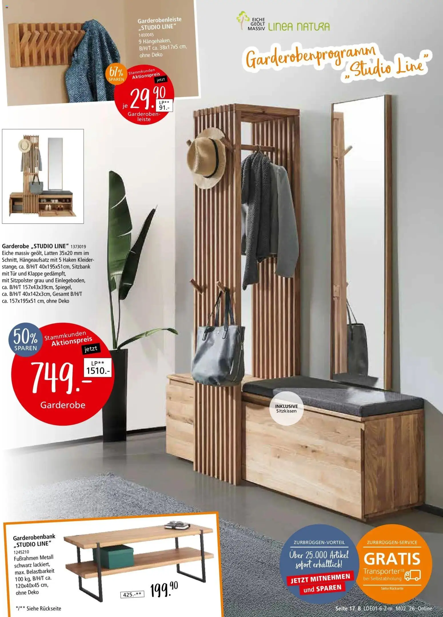 Zurbrüggen - Zurbrüggen: Unschlagbar günstig – gültig ab 26.01.2026 | Seite: 25 | Produkte: Sitzbank, Tür