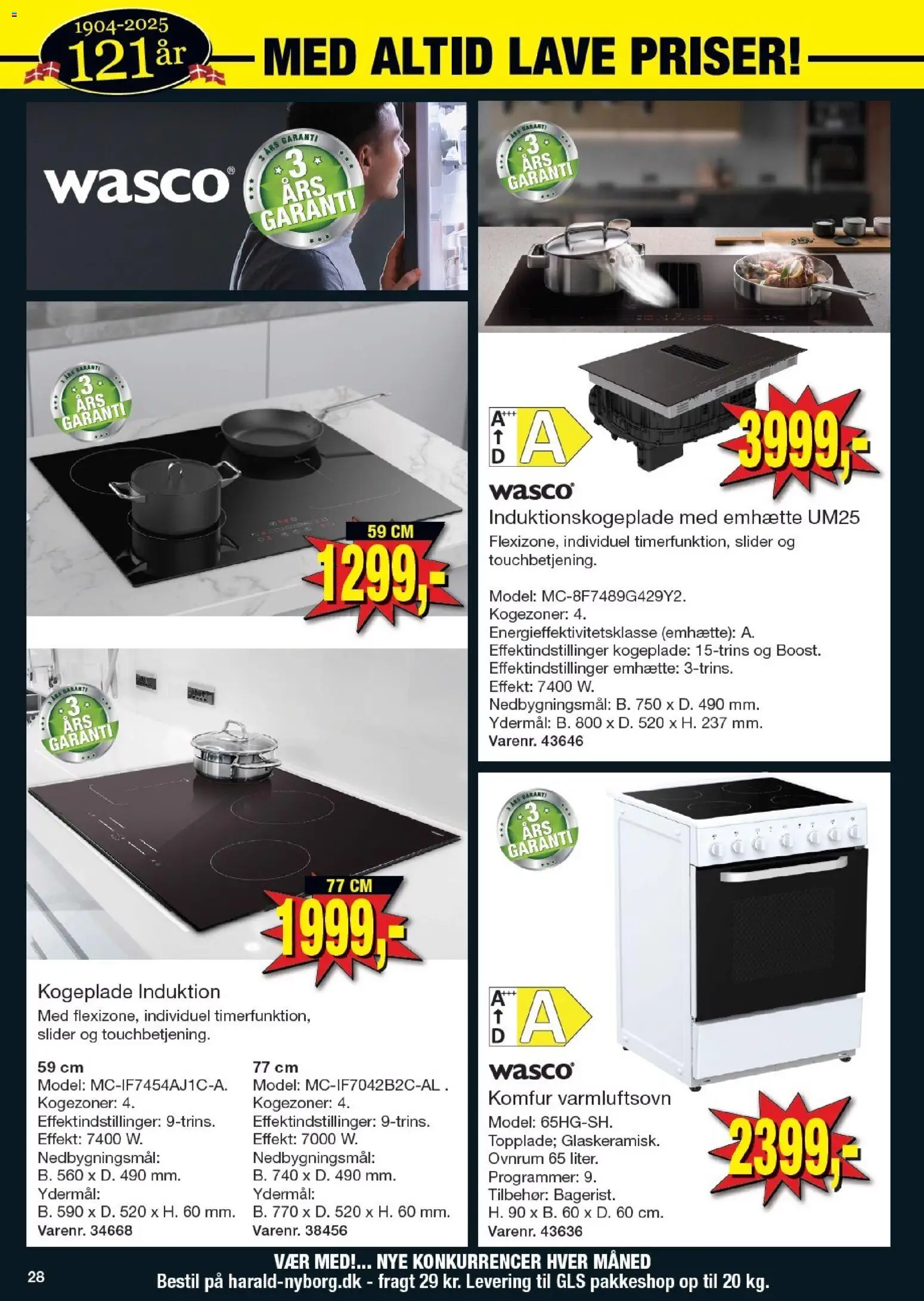 Harald Nyborg tilbudsavis – gyldig fra 27.11.2025 | Side: 30 | Produkter: Komfur, Kogeplade