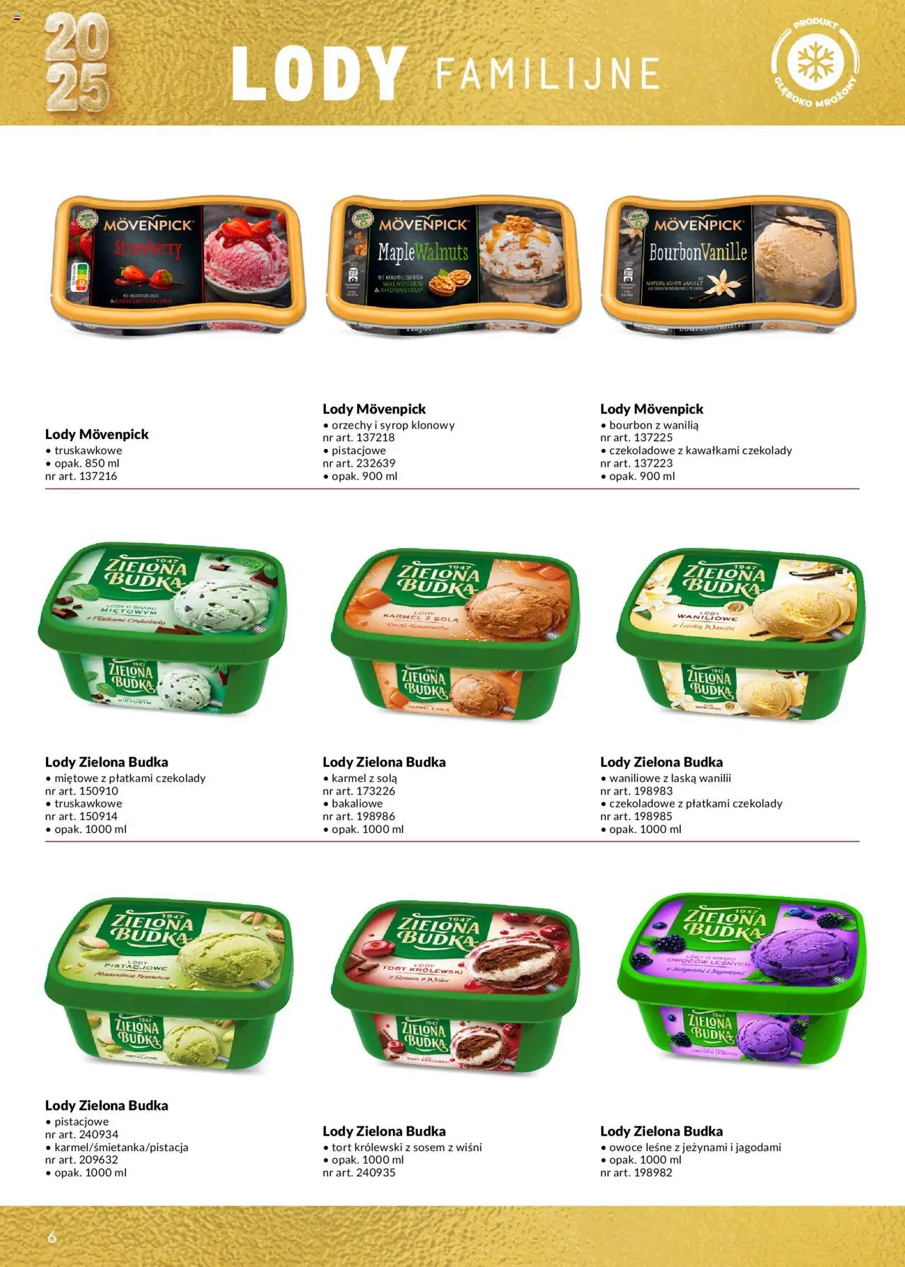 Makro Gazetka - Lody od 14.05.2025 | Strona: 6 | Produkty: Syrop, Syrop klonowy, Lody pistacjowe, Owoce