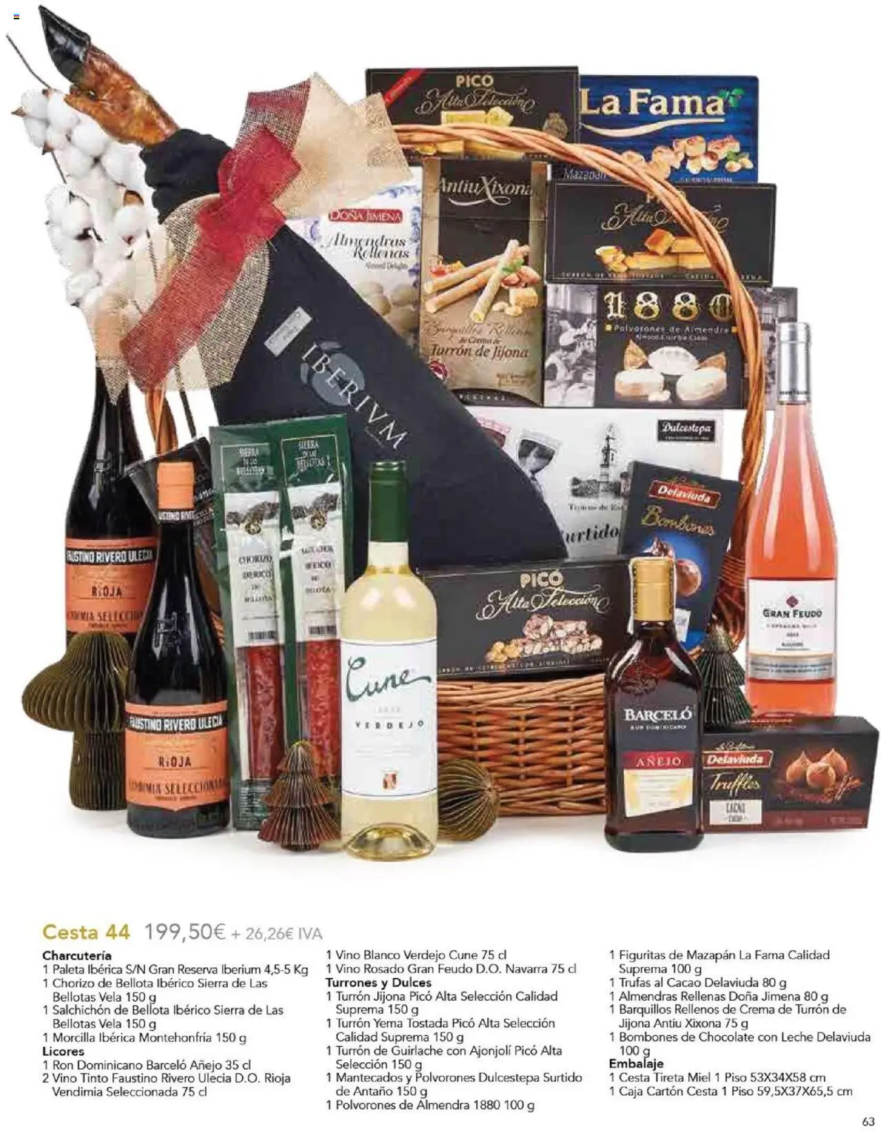 E.Leclerc Regalos de Navidad 2025 │ válido desde el 10.10.2025 | Página: 65 | Productos: Leche, Vino rosado, Φρυγανιές σικάλεως, Caja