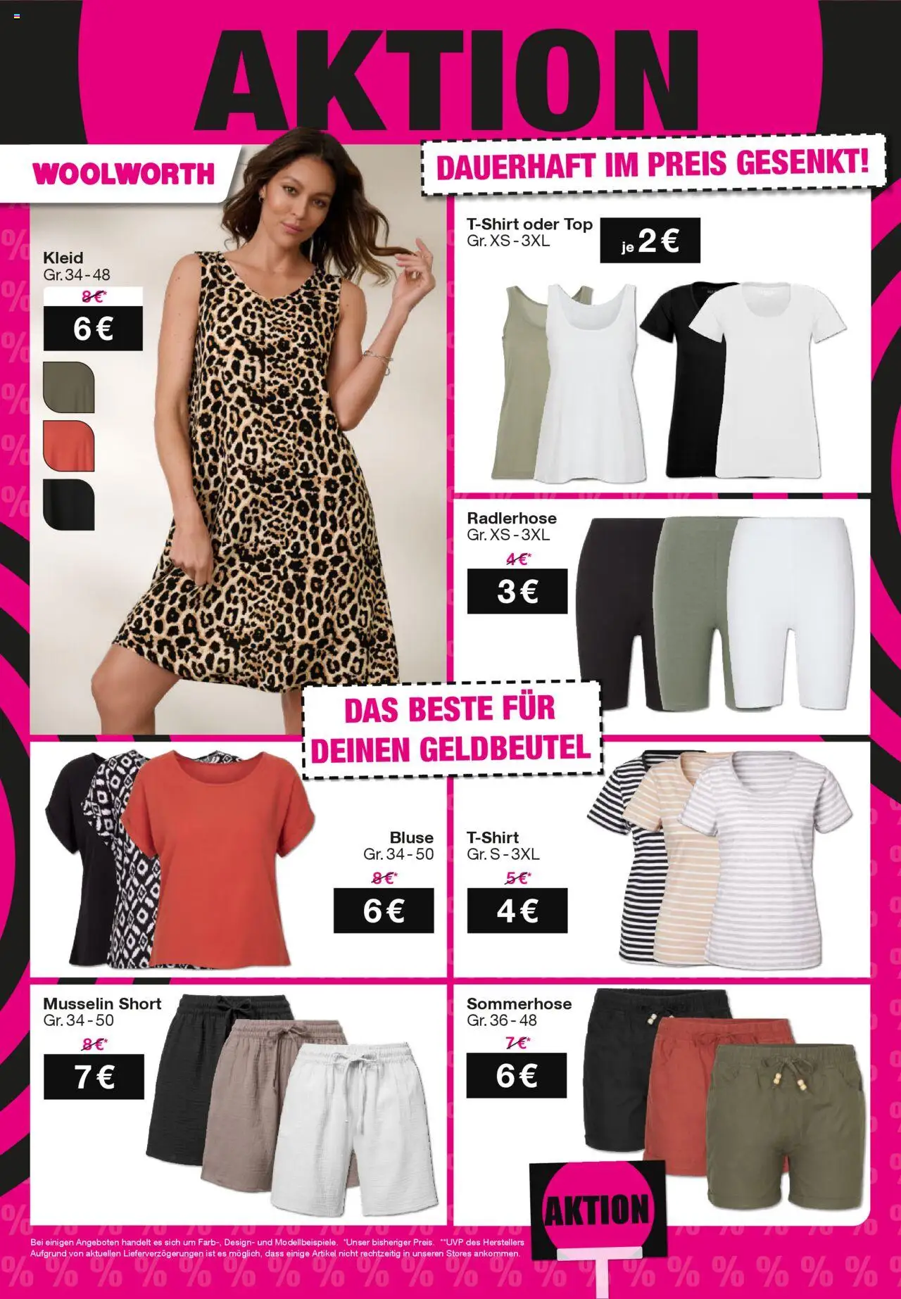 Woolworth Schulprospekt - gültig ab dem 20.08.2025 | Seite: 37 | Produkte: Top, Radlerhose, Bluse, Kleid