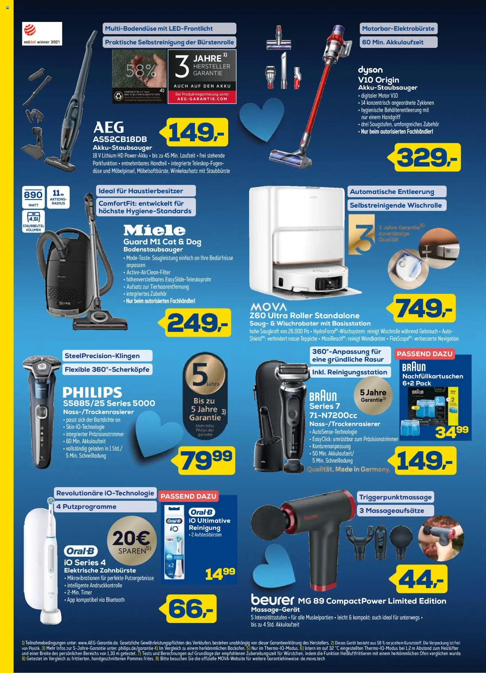 Euronics Prospekt 	 – gültig ab 28.01.2026 | Seite: 4 | Produkte: Miele, Philips, Dyson, Elektrische zahnbürste