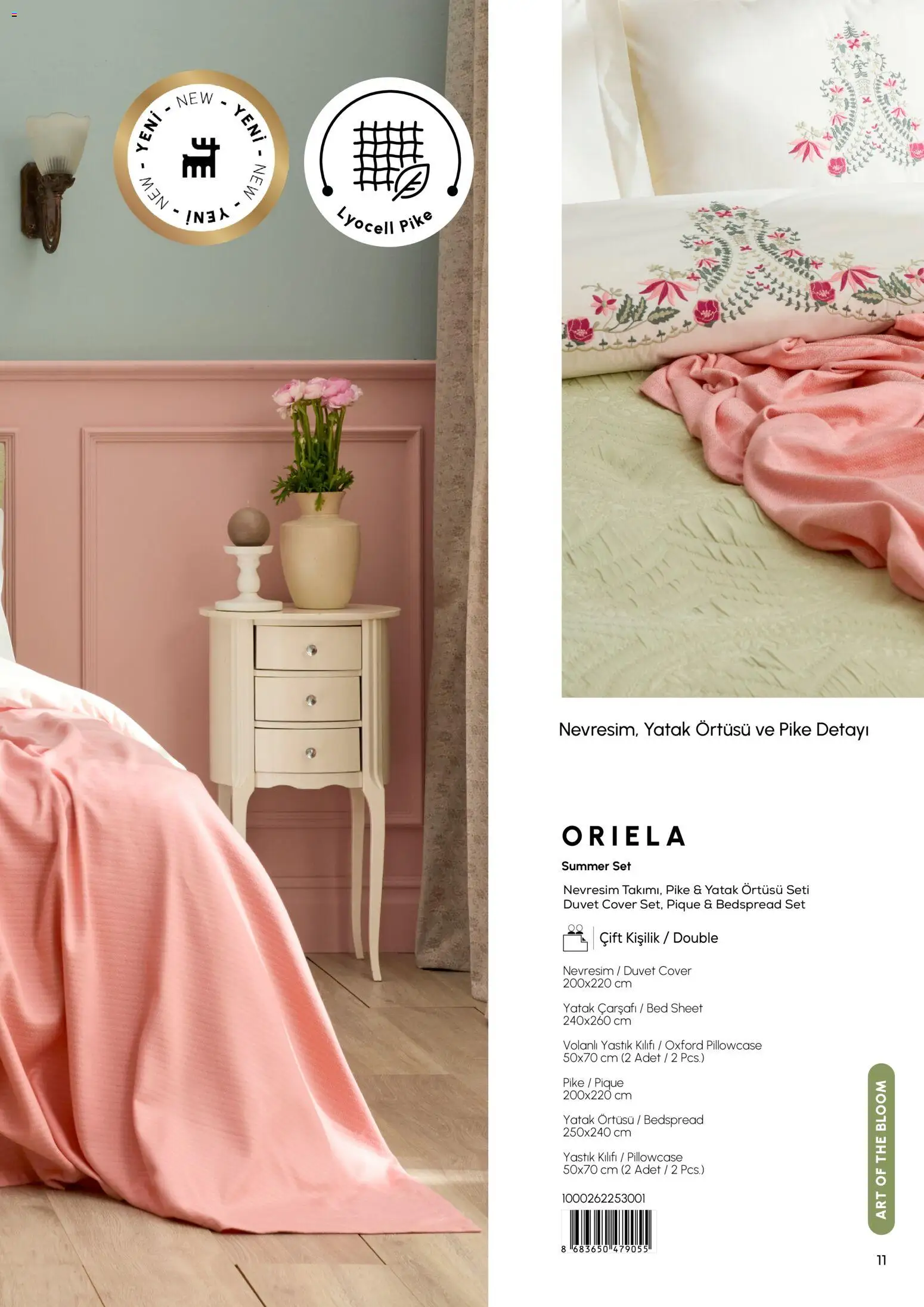 Karaca Home - Katalog  Ev Tekstili -  İlkbahar / Yaz 2026 - 01.03.2026 tarihinden itibaren geçerlidir | Sayfa: 11 | Ürünler: Yatak, Yastık, Yastık kılıfı, Pike