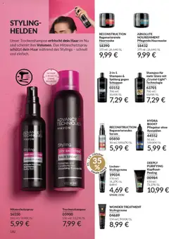 AVON Katalog Oktober 2025 ab 01.10.2025 gültig | Seite: 184 | Produkte: Spülung, Haarmaske, Peeling, Wasser