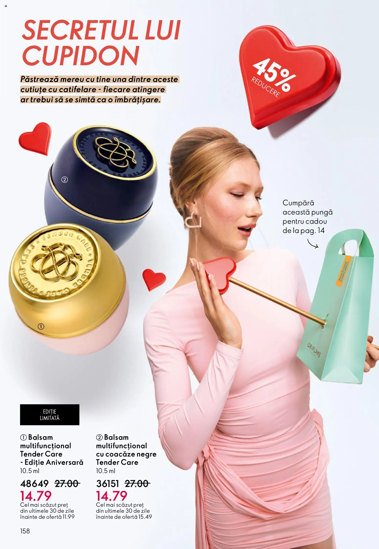 Noul catalog Oriflame – valabil de la 21.01.2026 | Pagină: 158 | Produse: Pungă, Balsam