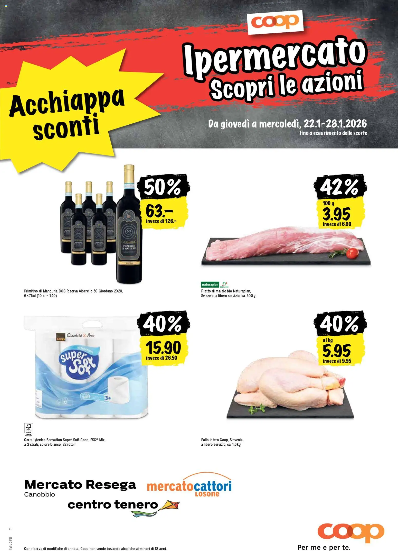 Coop - Una settimana di azioni – gültig ab 22.01.2026 | Seite: 21