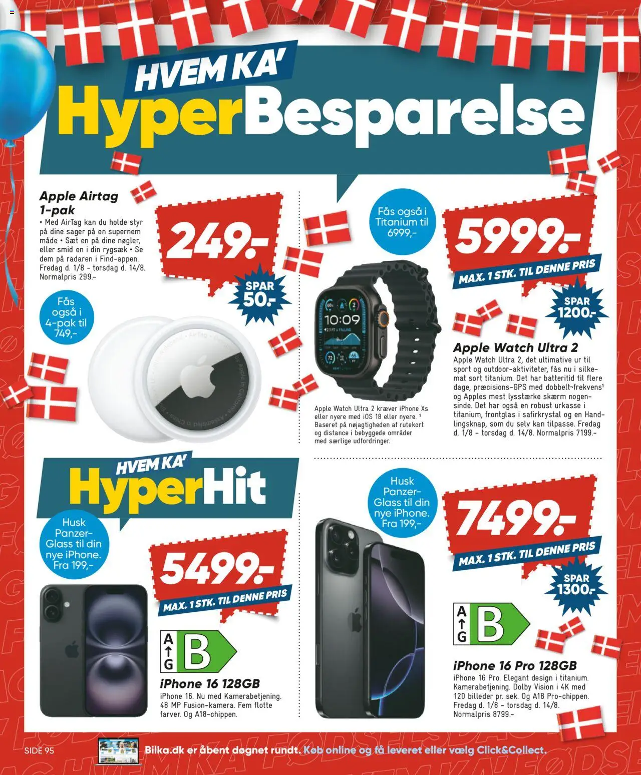 Bilka Tilbudsavis gyldig fra 01.08.2025 | Side: 14 | Produkter: Skærm, Ur, Søm