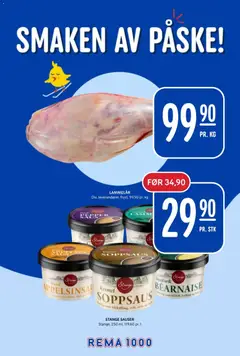 Forhåndsvisning av Rema 1000 kundeavis gyldig fra 09.03.2026 | Side: 22 | Produkter: Kylling, Svin, Сушильные машины, Saus
