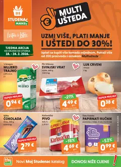 Tjedna Akcija Studenac - Pregled kataloga iz trgovine Studenac, vrijedi od 18.02.2026