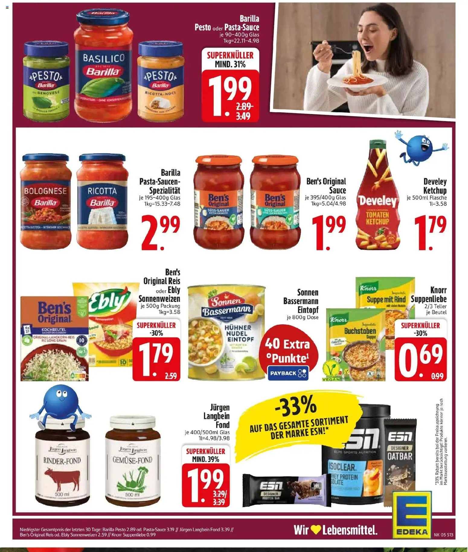 Edeka prospekt Vohburg	 (ab 26.01.2026) » Angebote Online | Seite: 15 | Produkte: Barilla, Tomaten, Knorr, Reis