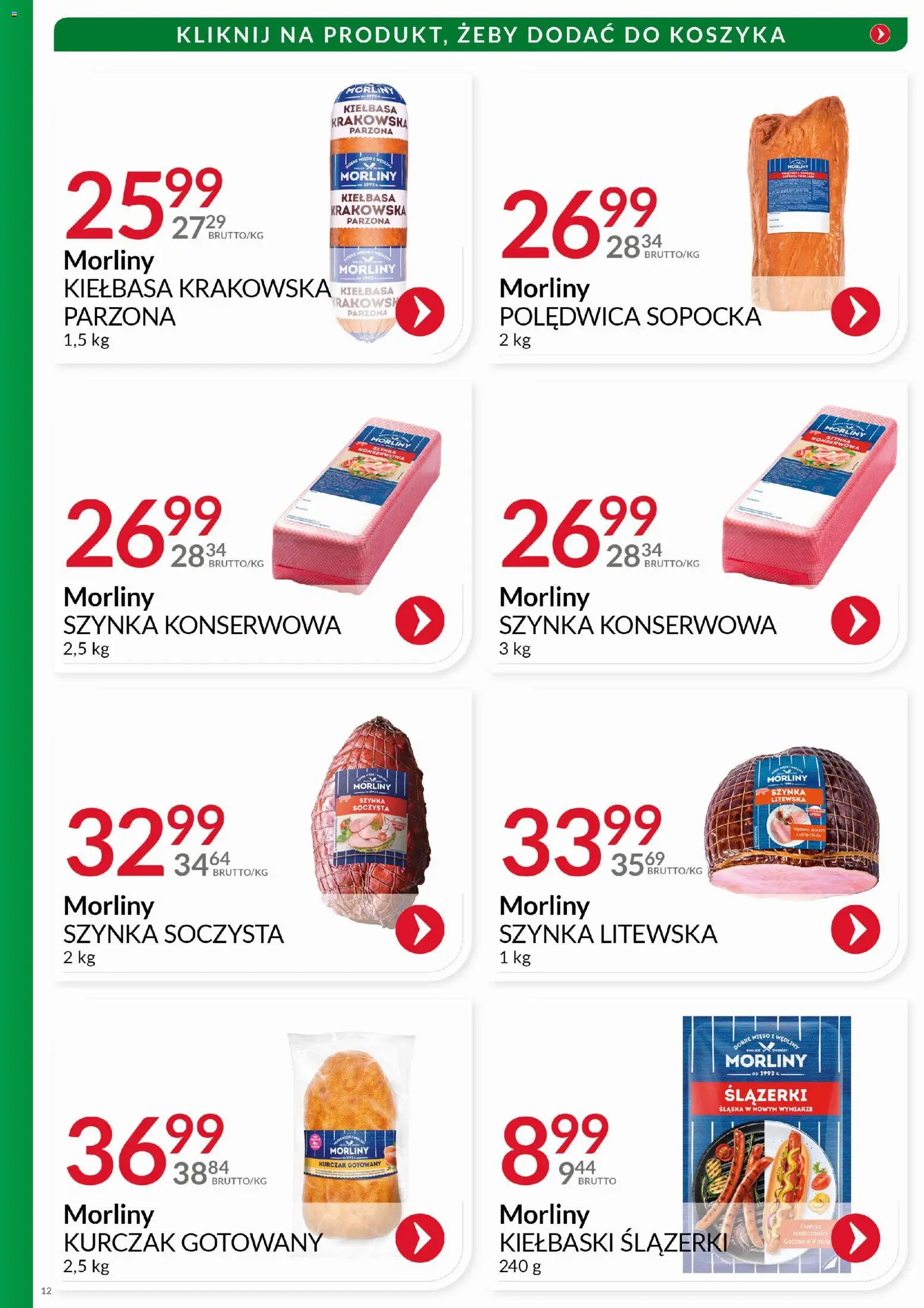 Eurocash Gazetka - Katalog Wędlin od 01.11.2025 | Strona: 12