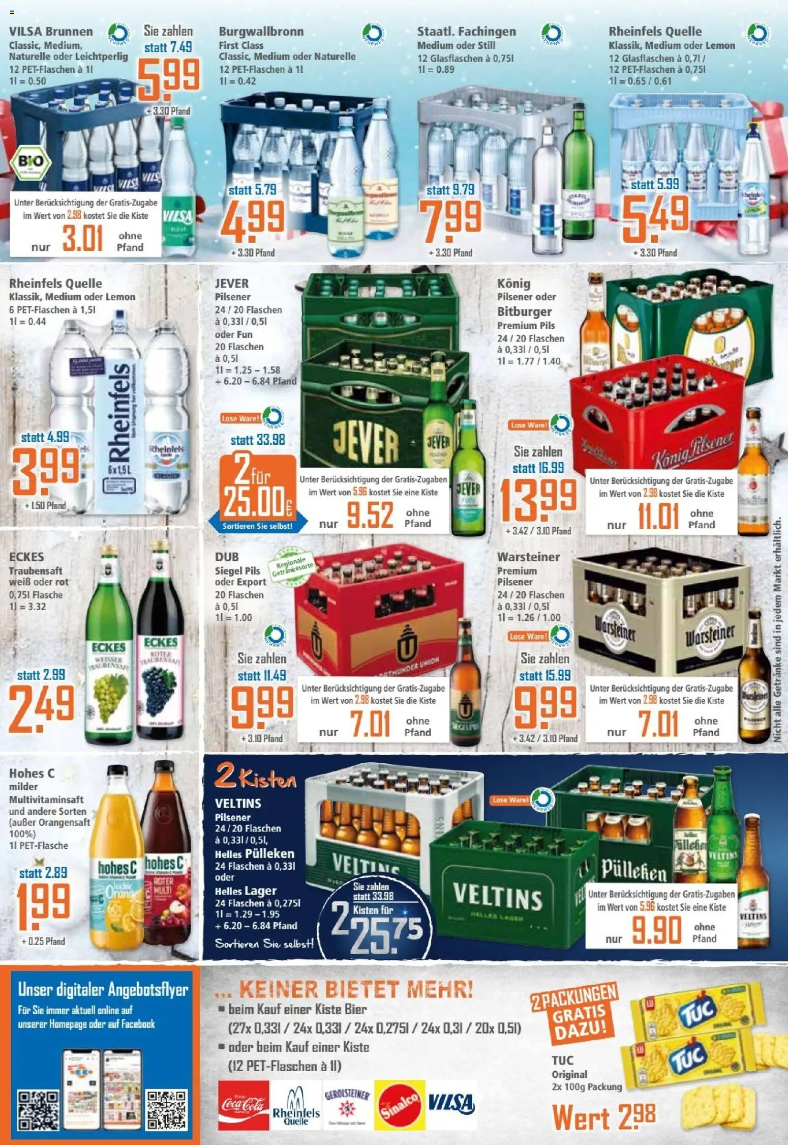 Klaas & Kock Prospekt – gültig ab 01.12.2025 | Seite: 12 | Produkte: Sinalco, Coca cola, Pils, Warsteiner