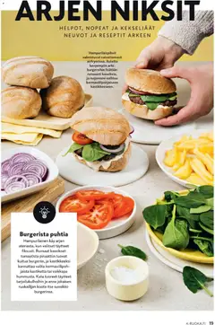 K-Supermarket-mainoslehti voimassa 25.03.2026 alkaen | Sivu: 19 | Tuotteet: Majoneesi, Hampurilainen