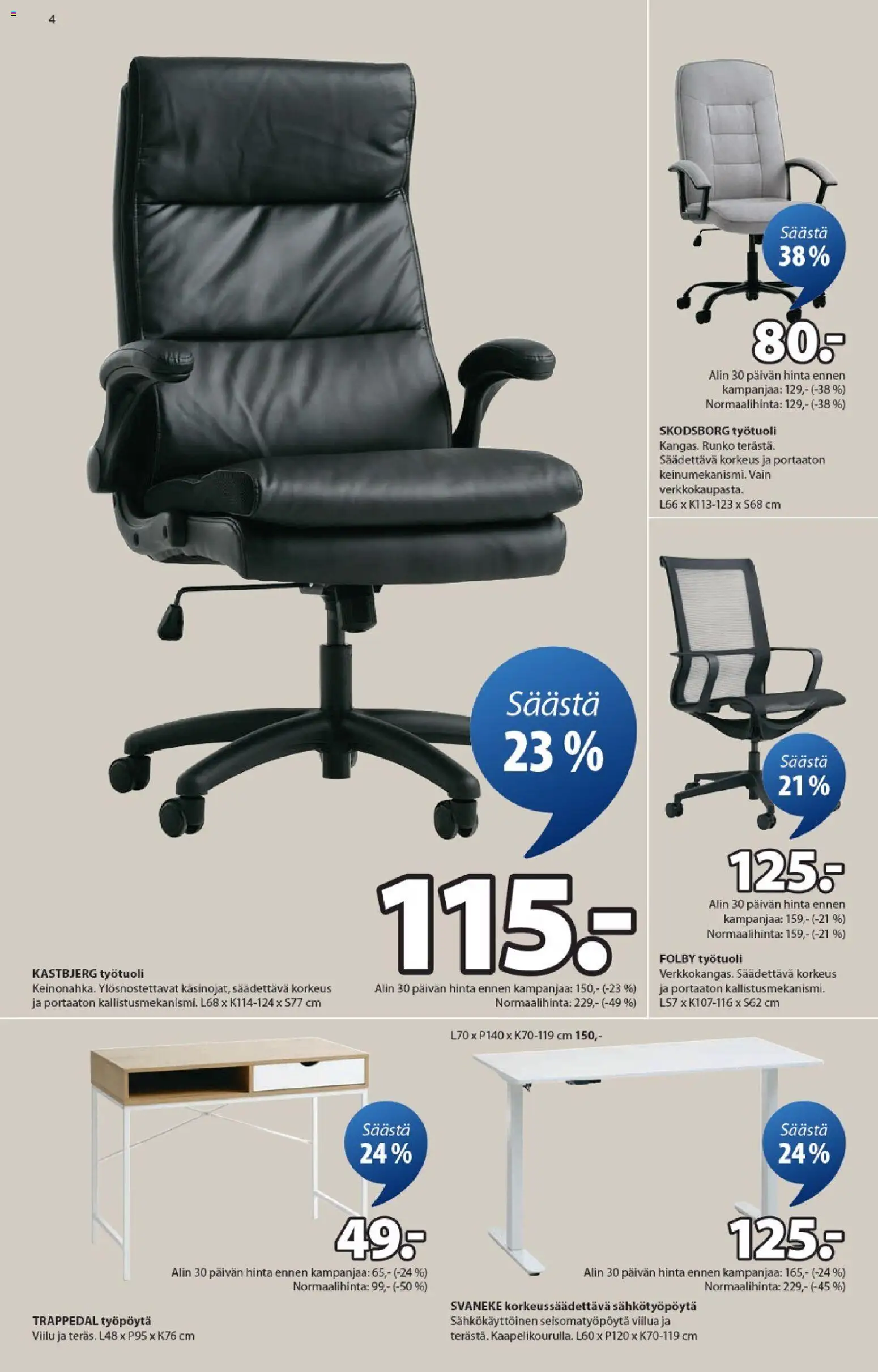 JYSK tarjoukset – voimassa 05.02.2026 alkaen | Sivu: 4