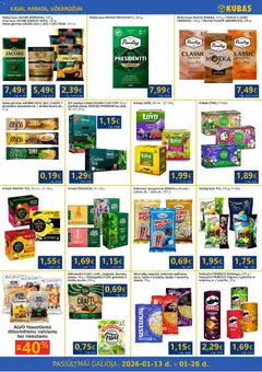 Kubas leidinys galioja nuo 13.01.2026 | Puslapis: 8 | Prekių: Kava, Druska, Arbata, Traškučiai