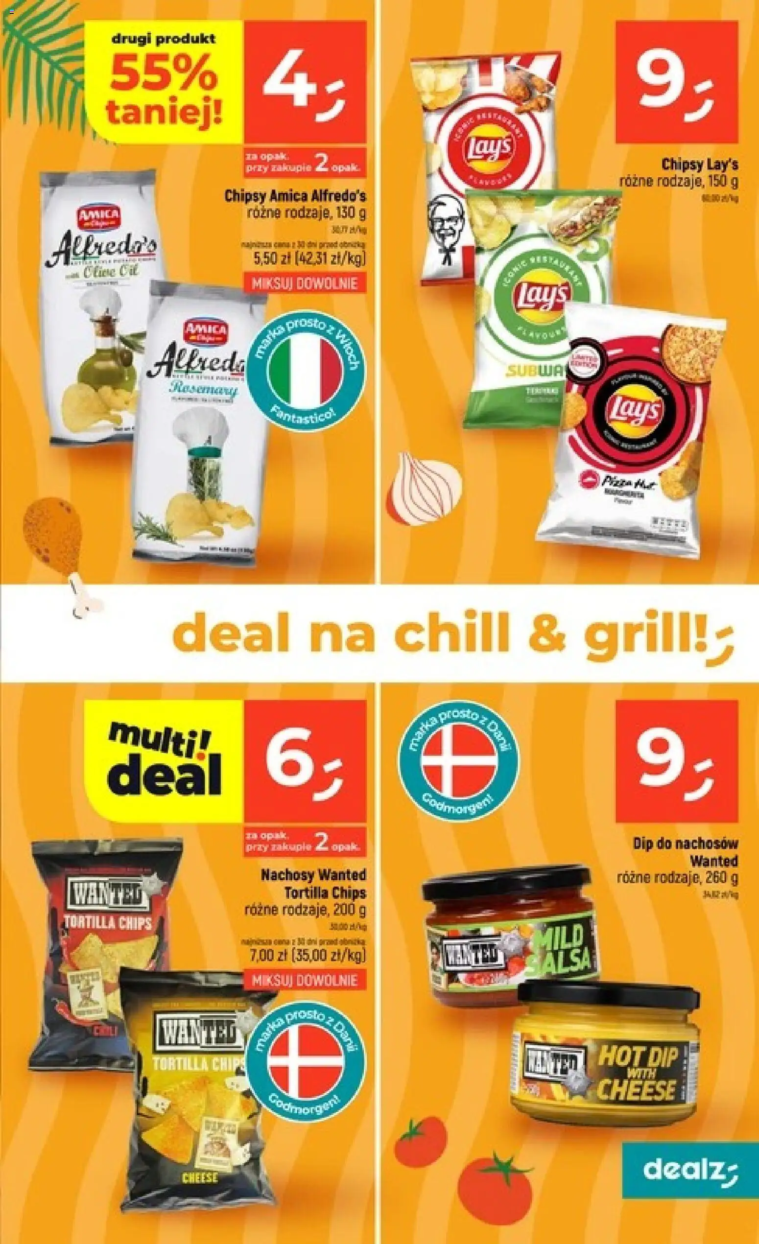 Dealz gazetka od 09.04.2026 | Strona: 25 | Produkty: Chipsy, Grill, Tortilla, Lays