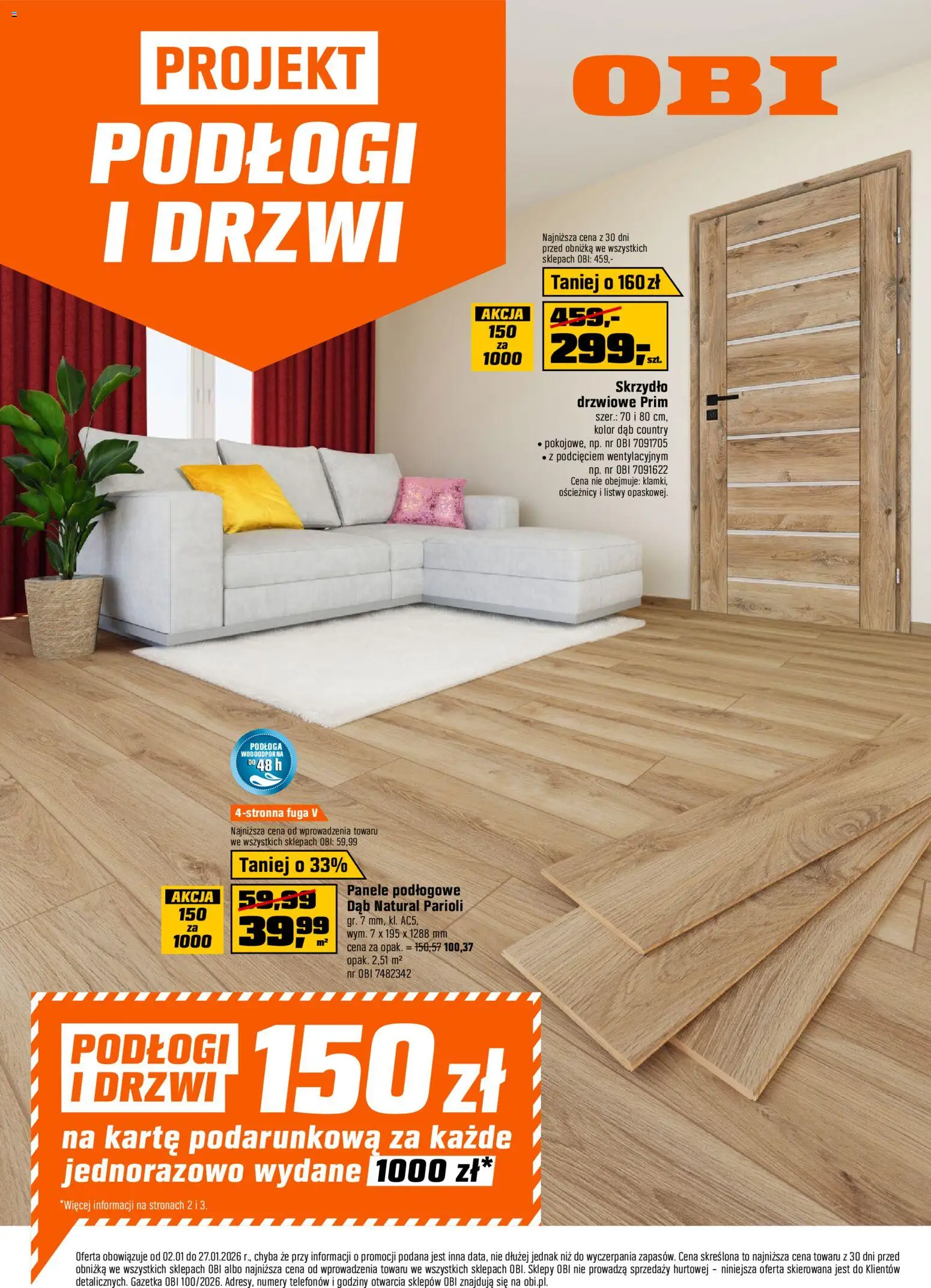 OBI Gazetka od 02.01.2026 | Strona: 1