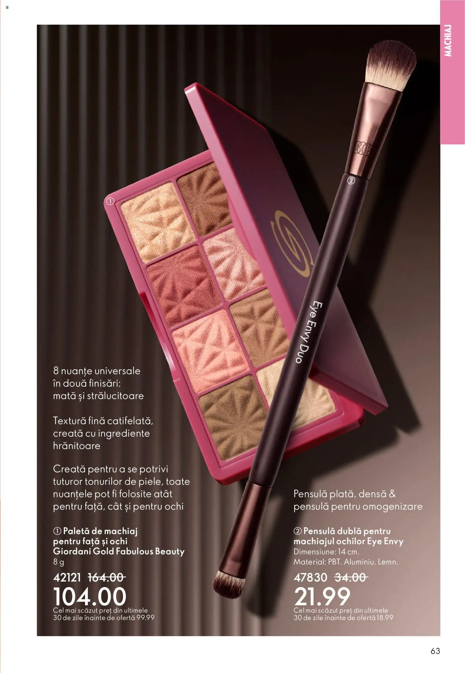 Noul catalog Oriflame – valabil de la 21.01.2026 | Pagină: 63 | Produse: Machiaj