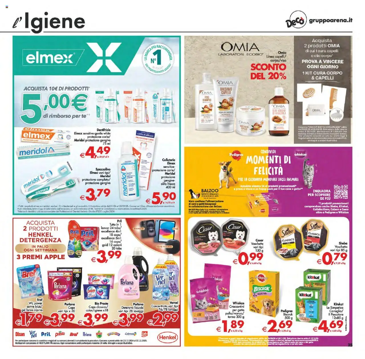 Volantino Decò del 02.09.2025 | Pagina: 29 | Prodotti: Iphone, Dentifricio, Spazzolino, Olio