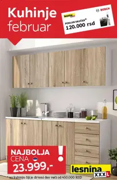 Lesnina XXXL blok kuhinje - pregled Lesnina XXXL kataloga - važi od 02.02.2026