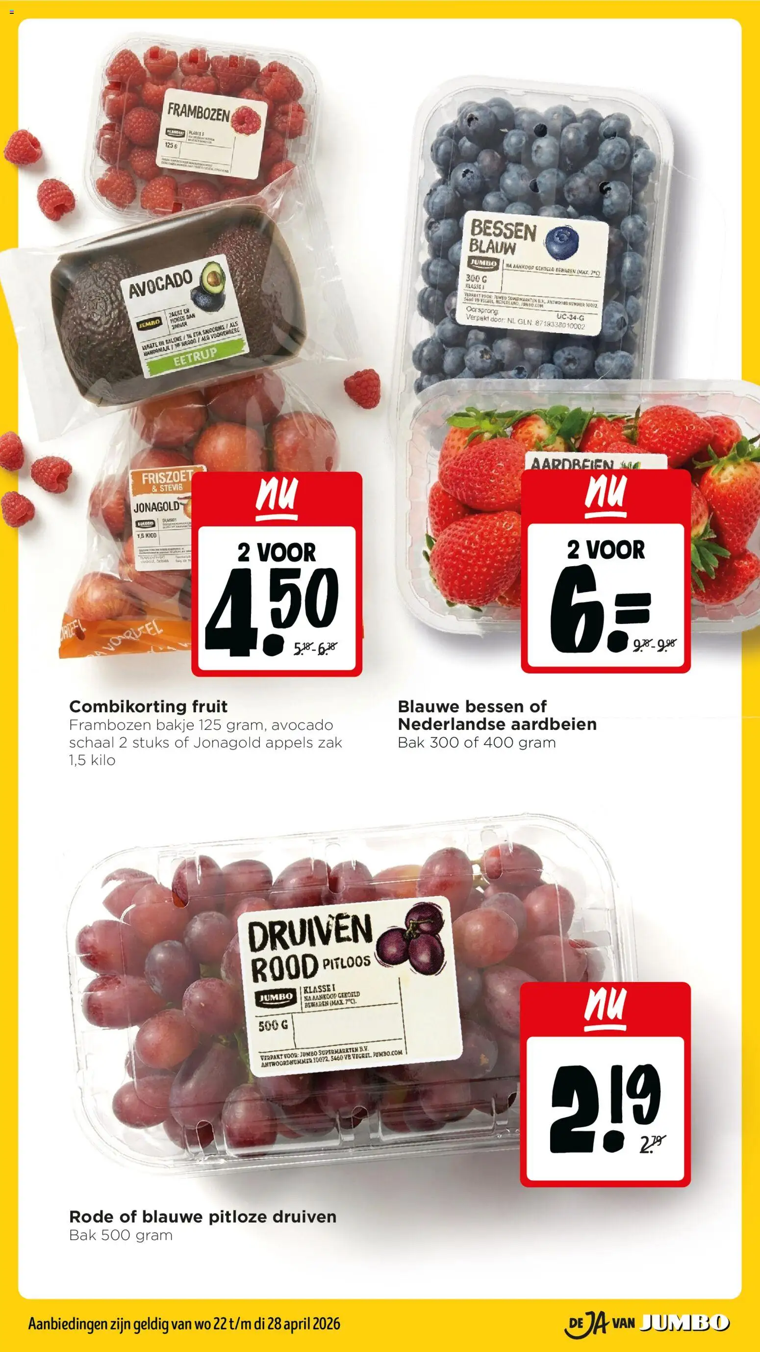 {H1} | Pagina: 7 | Producten: Avocado, Zak, Druiven, Frambozen