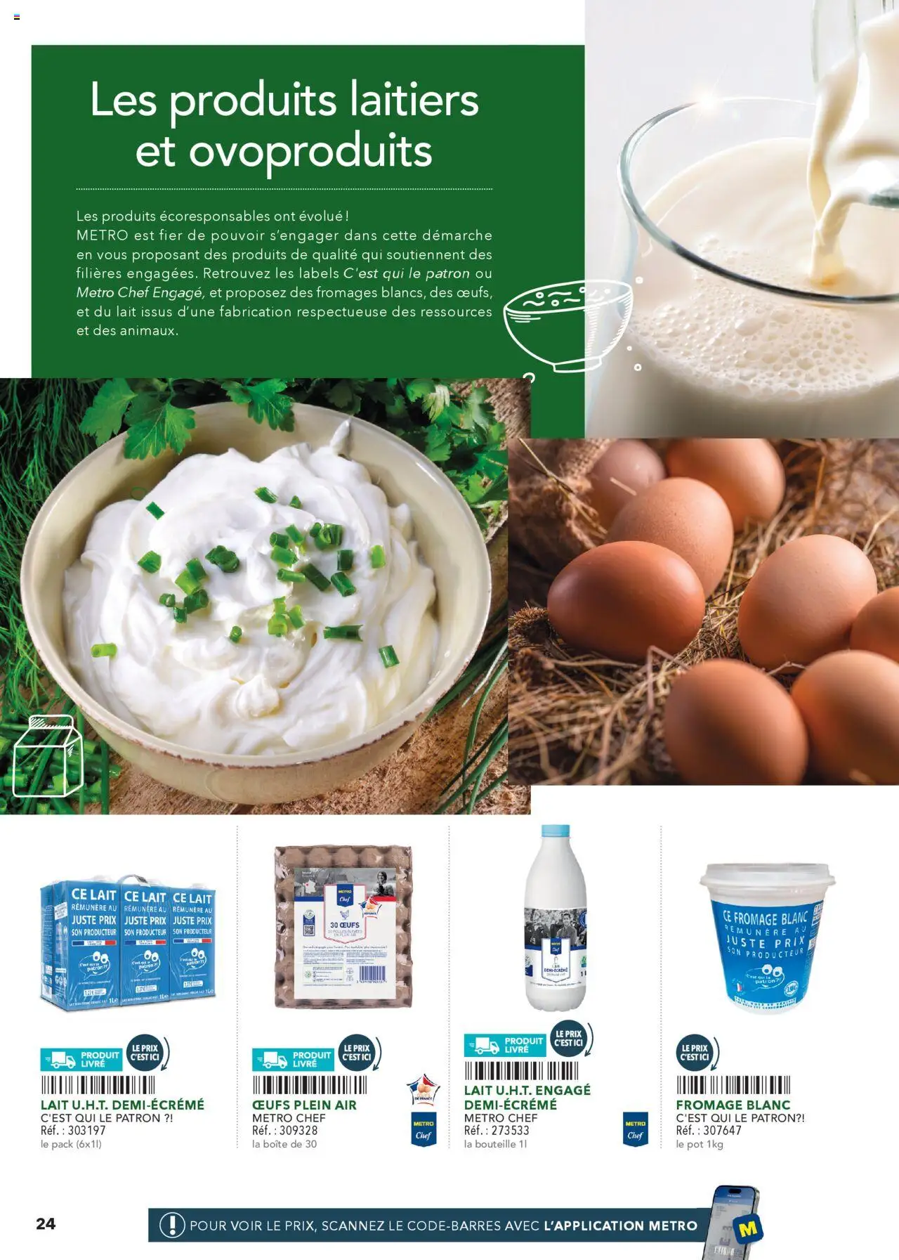  | Page: 24 | Produits: Fromage blanc, Fromage, Œufs, Livre