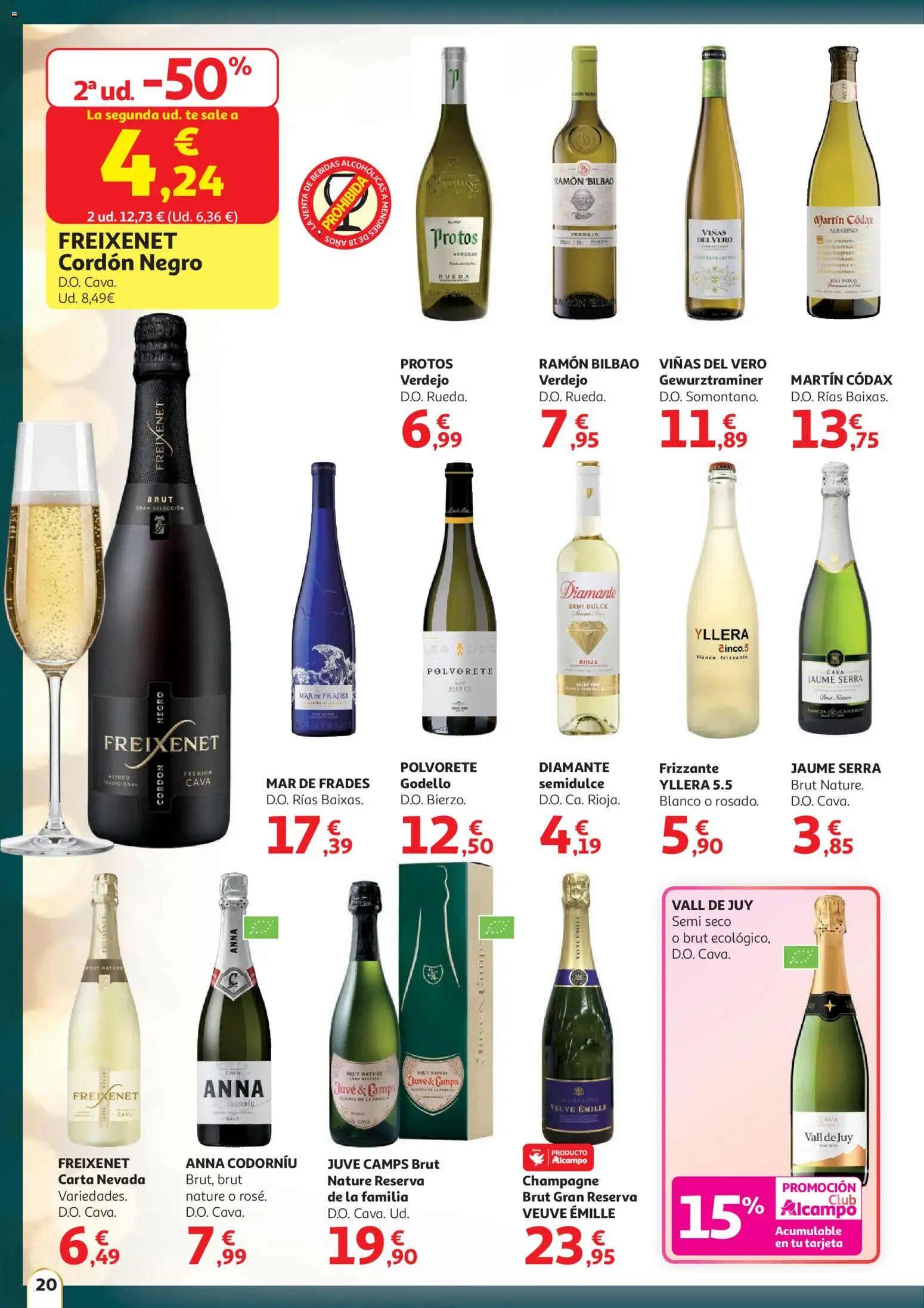 Alcampo - HP Nacional  │ válido desde el 11.12.2025 | Página: 20 | Productos: Té