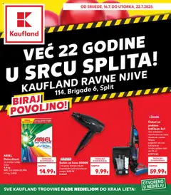 Kaufland - Split-Ravne njive - Pregled kataloga iz trgovine Kaufland, vrijedi od 16.07.2025