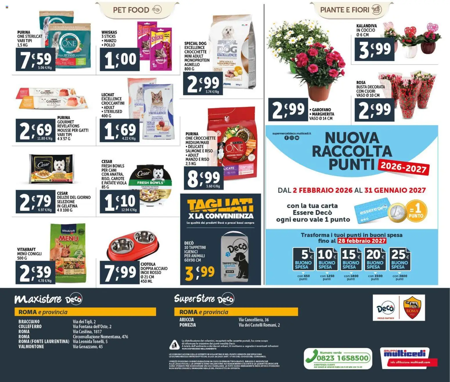 Volantino Decò del 30.01.2026 | Pagina: 20 | Prodotti: Pollo, Patate, Carote, Crocchette