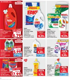 WC NET Sredstvo za čišćenje WC školjke, razne vrste 750 ml - Pregled kataloga iz trgovine Kaufland, vrijedi od 04.03.2026 | Stranica: 22