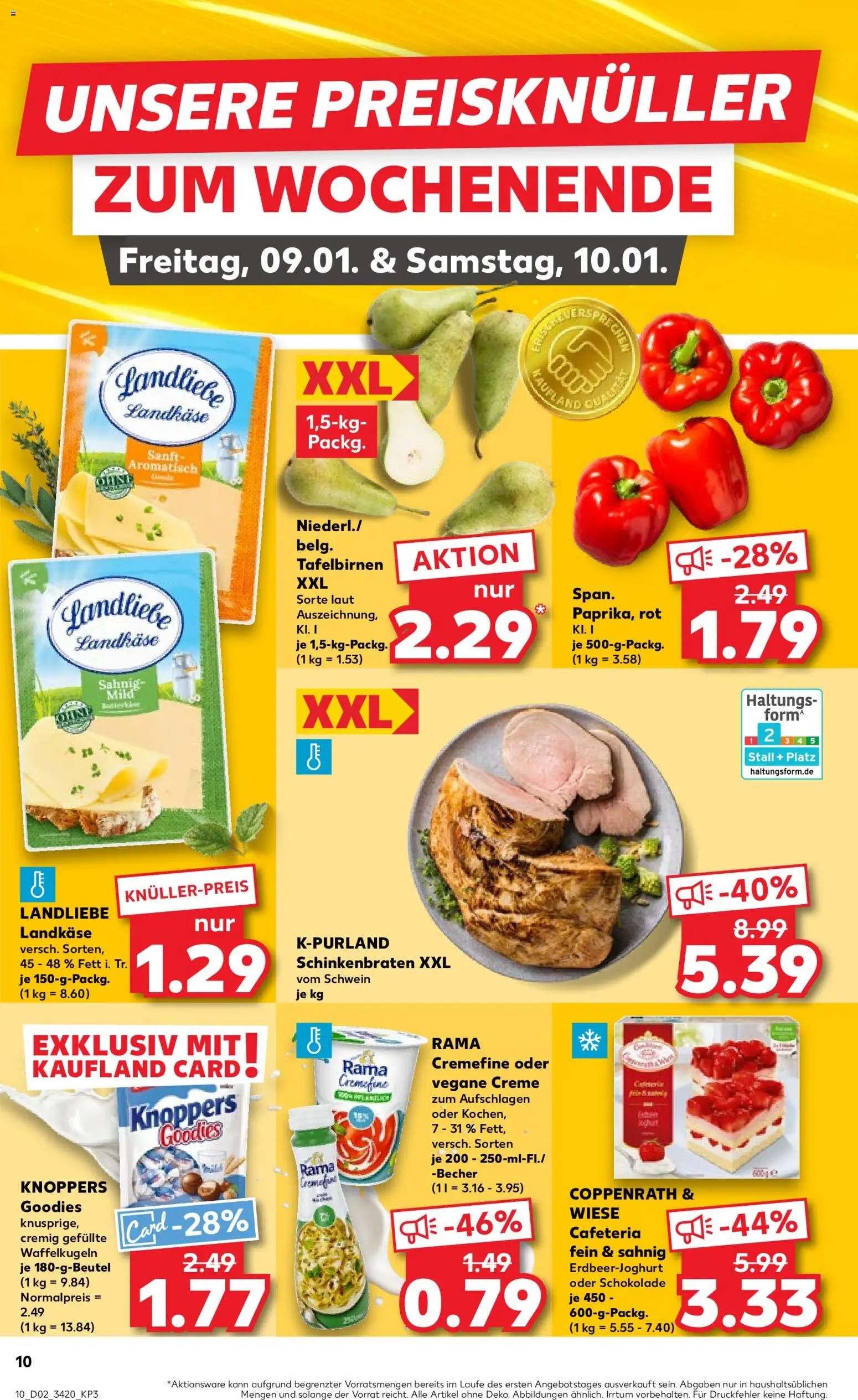 Kaufland prospekt Berlin	 – gültig ab 08.01.2026 | Seite: 10 | Produkte: Rama, Schokolade, Rama cremefine, Creme