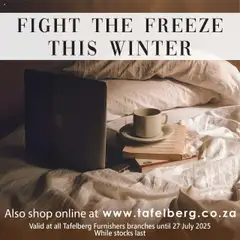 Preview of Tafelberg Furnishers specials valid from 17.07.2025