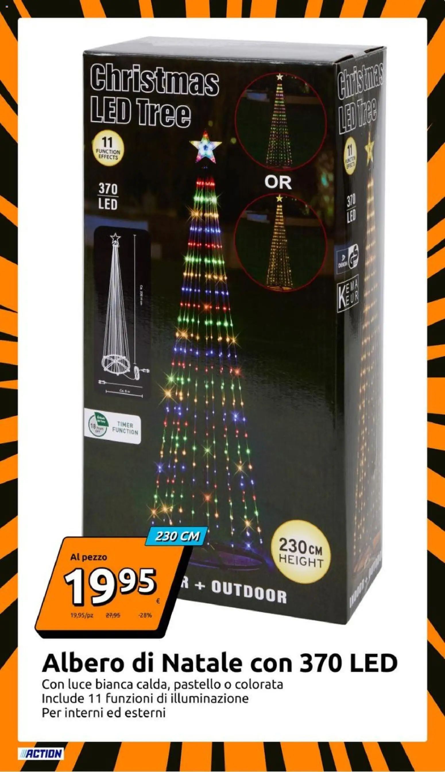 Volantino Action del 26.11.2025 | Pagina: 9 | Prodotti: Albero di natale