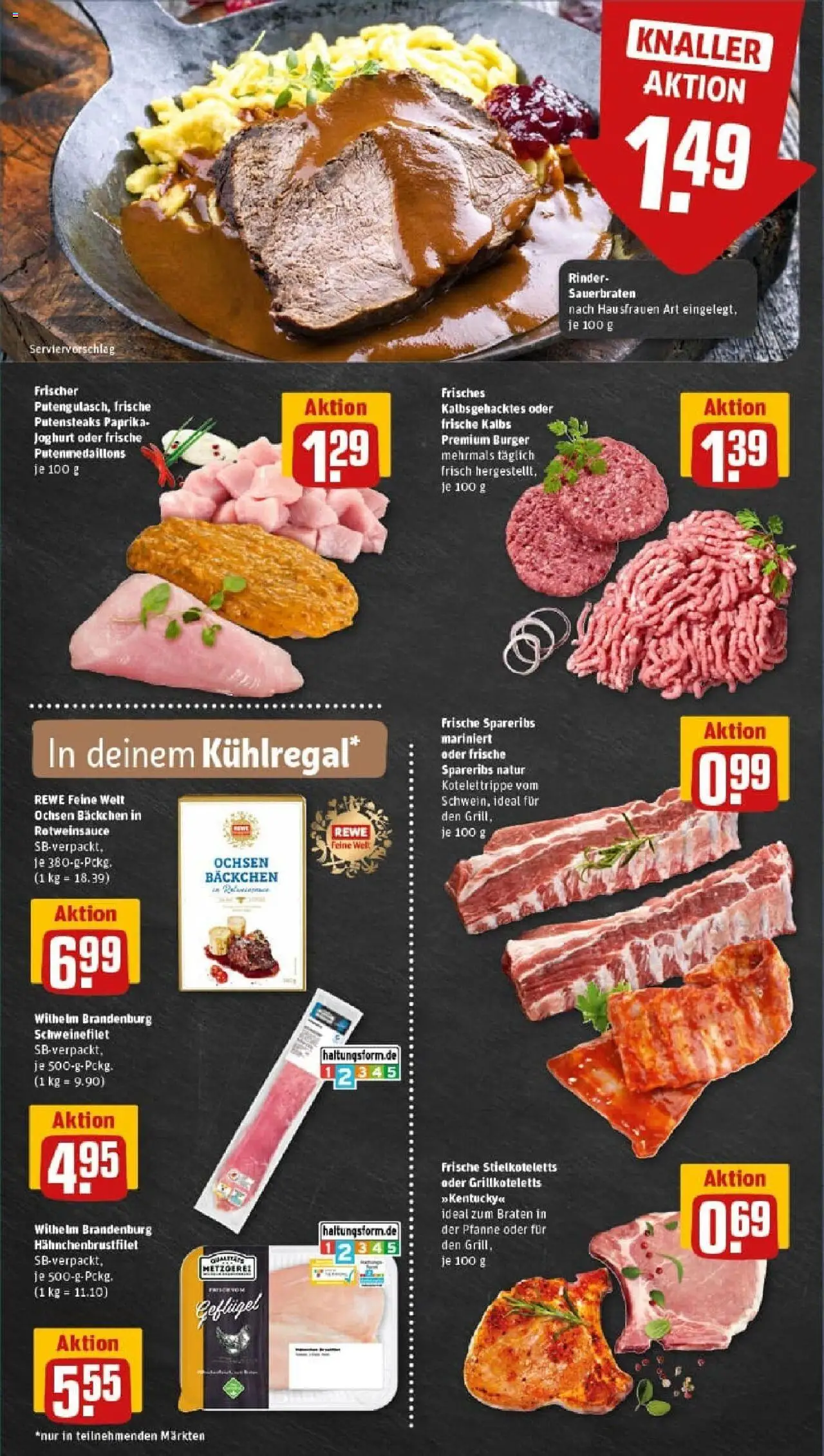 Rewe prospekt Essen	 – gültig ab 19.10.2025 | Seite: 8 | Produkte: Joghurt, Burger, Schweinefilet