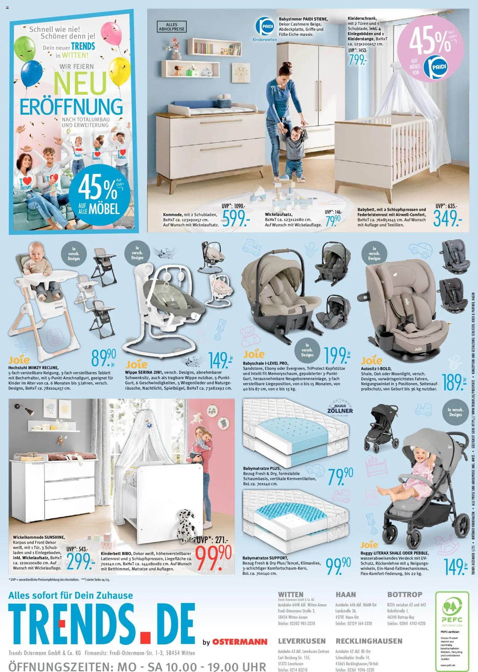 Trends Prospekt 	 – gültig ab 28.11.2025 | Seite: 8 | Produkte: Matratze, Lattenrost, Telefon, Uhr