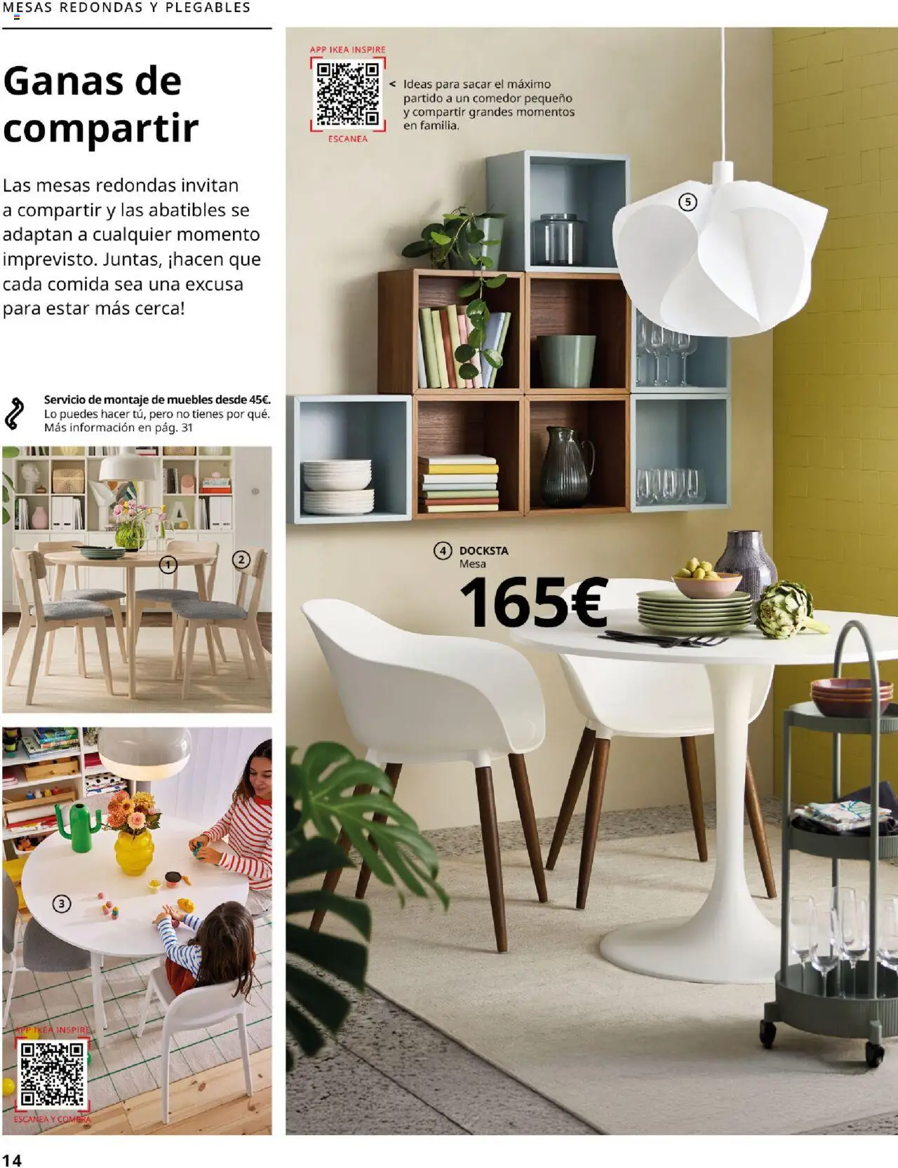 Catálogo IKEA Comedores │ válido desde el 01.09.2025 | Página: 14 | Productos: Muebles, Mesa