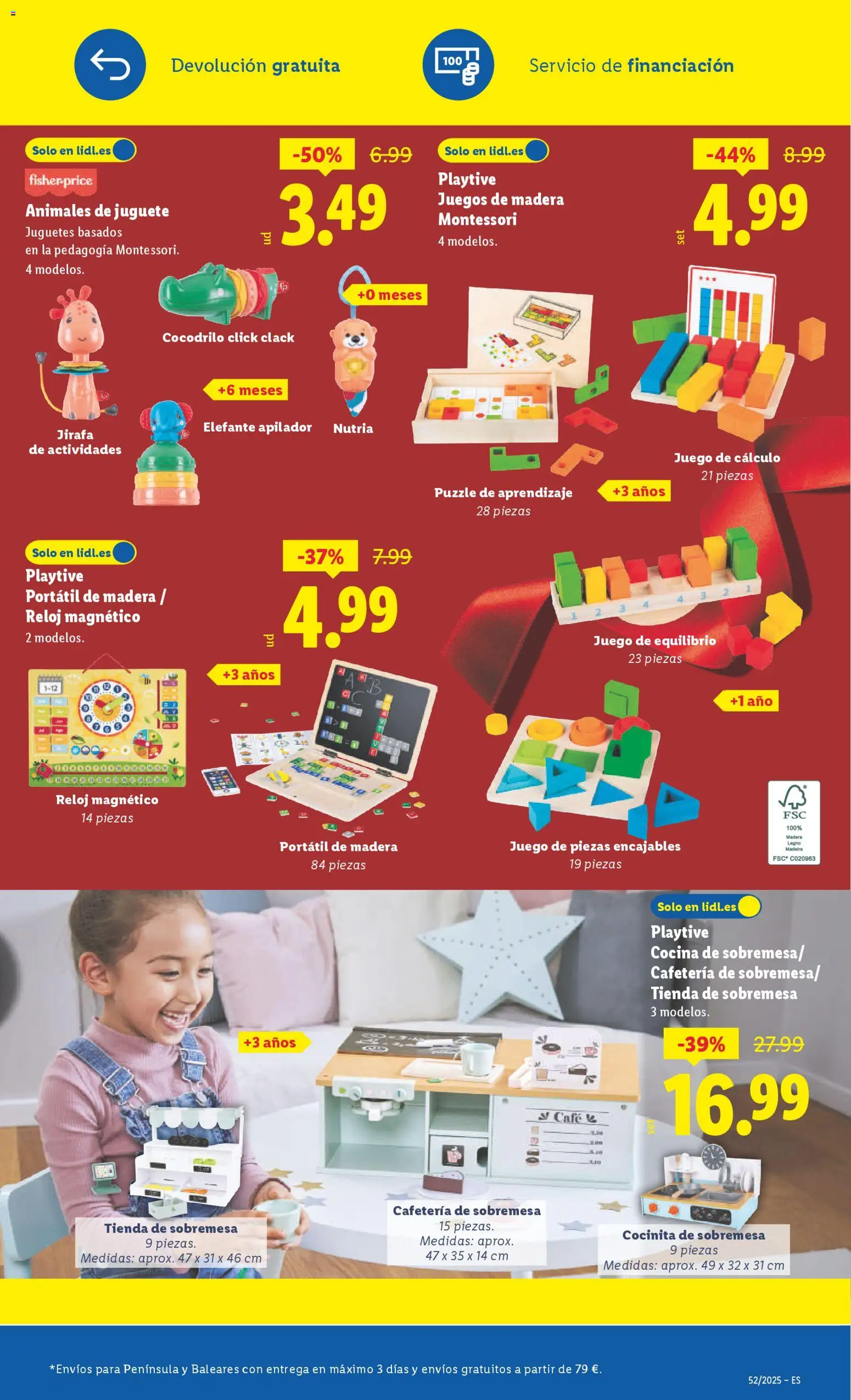 Lidl - Canarias  │ válido desde el 22.12.2025 | Página: 5 | Productos: Café, Reloj, Juguetes, Cocina