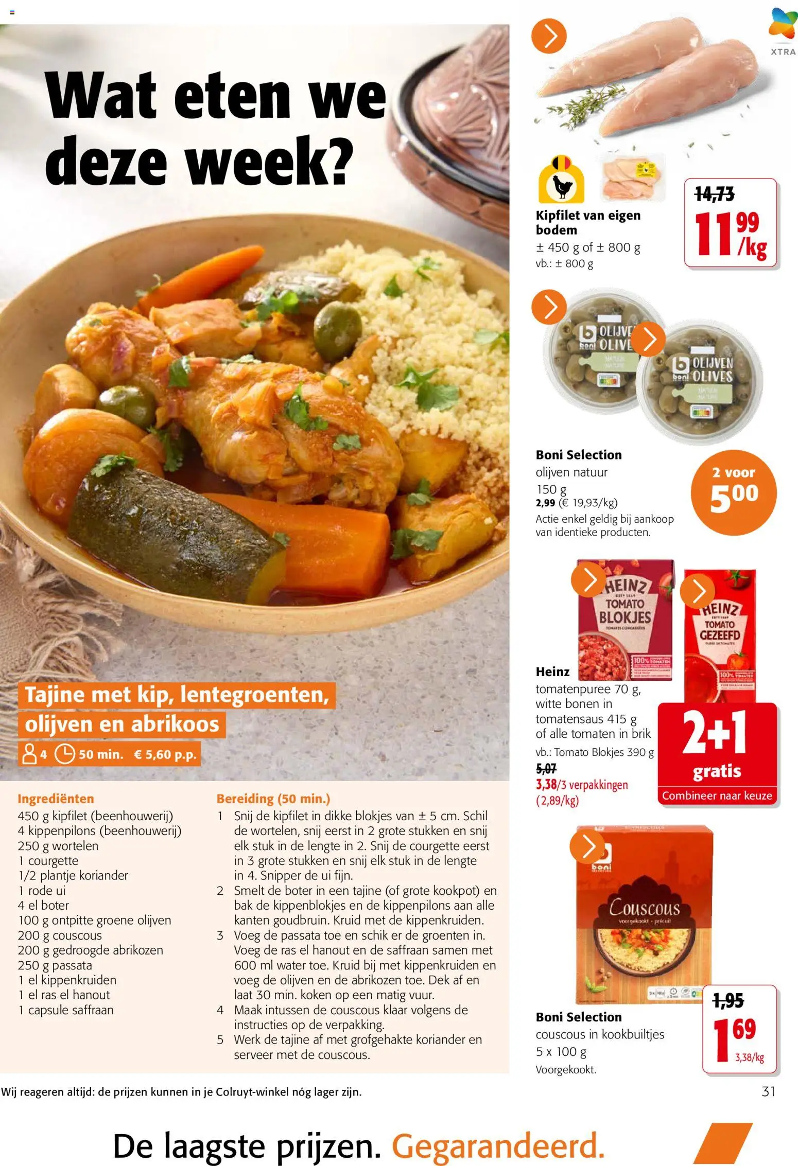 {H1} | Pagina: 31 | Producten: Capsule, Abrikoos, Wortelen, Courgette