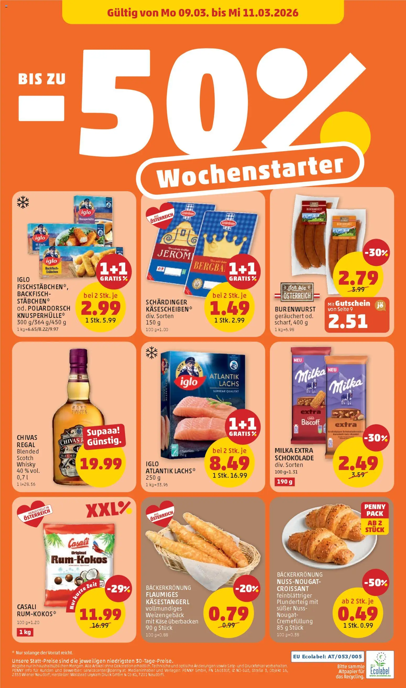 Penny Markt - Flugblatt gültig ab 05.03.2026 | Seite: 28 | Produkte: Wurst, Regal, Käse, Fisch