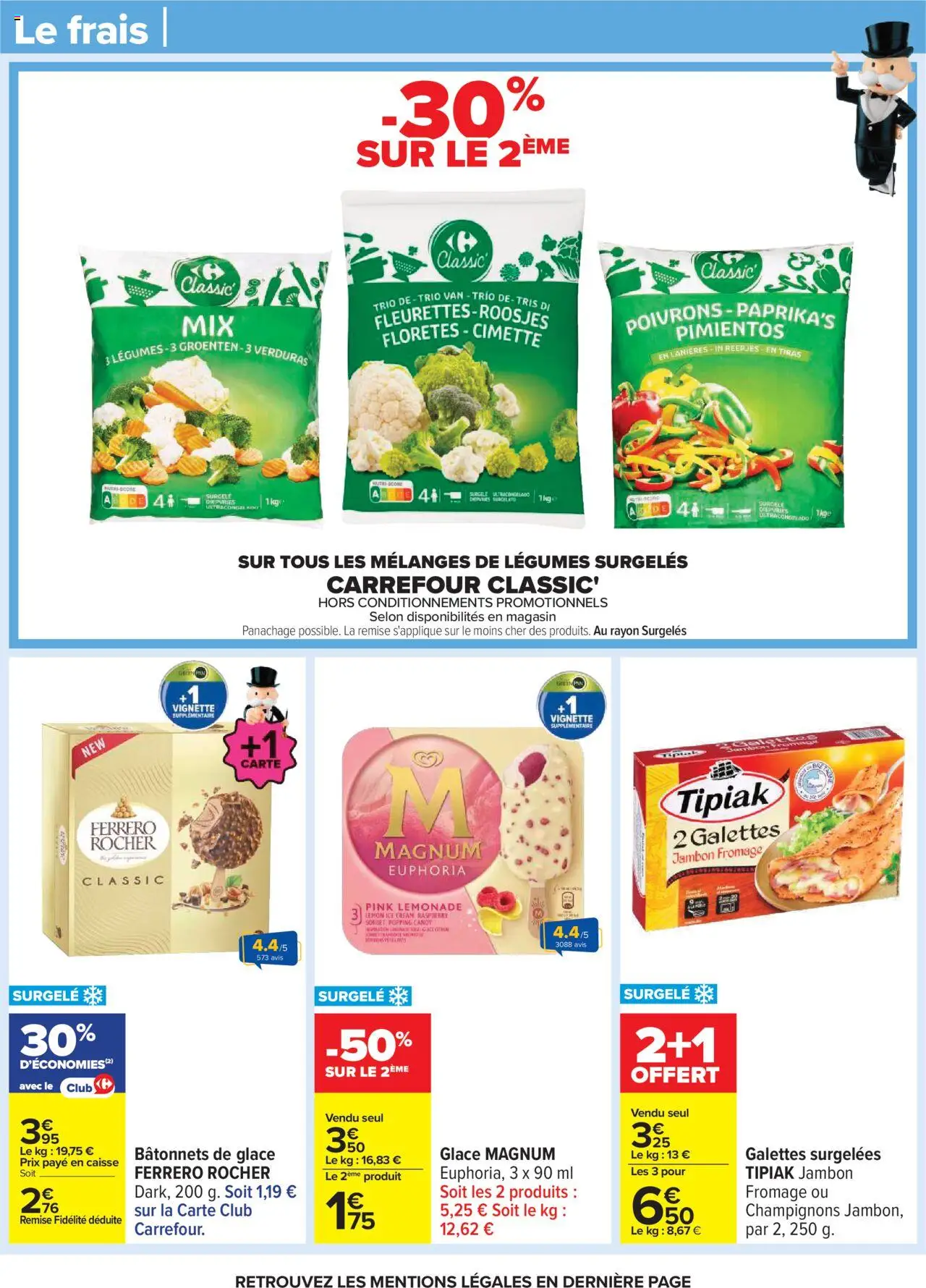  | Page: 53 | Produits: Ferrero rocher, Fromage, Jambon