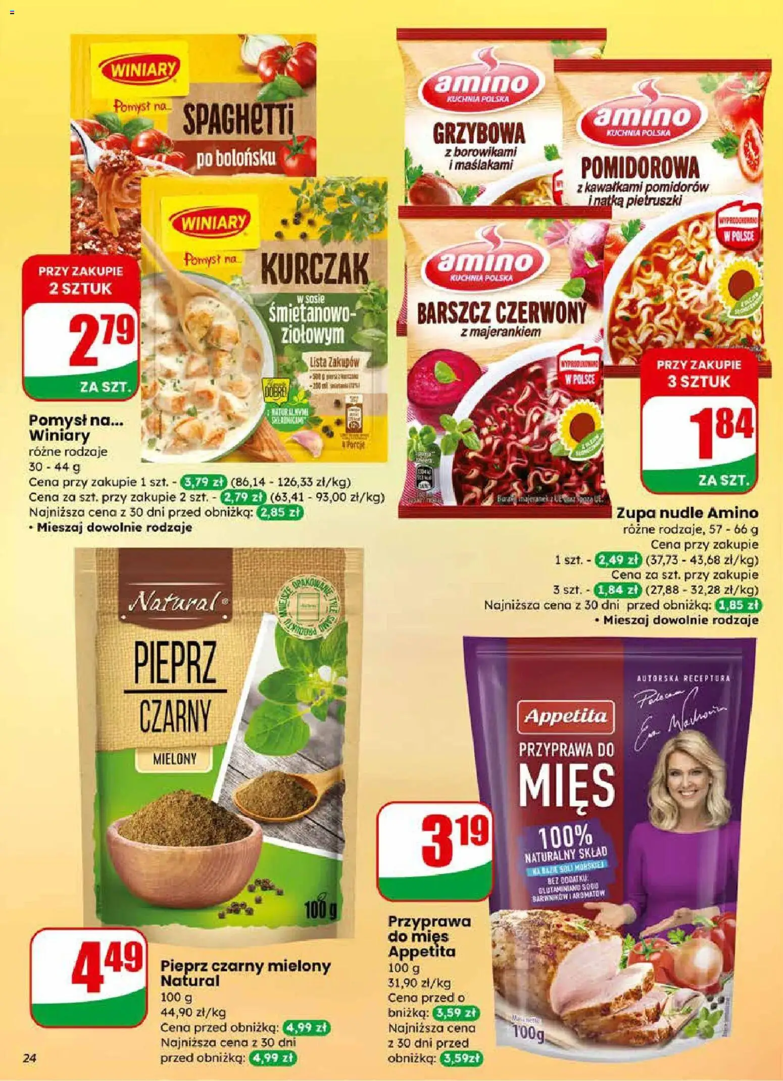 Dino Gazetka od 25.02.2026 | Strona: 24 | Produkty: Barszcz, Kurczak, Zupa, Pieprz