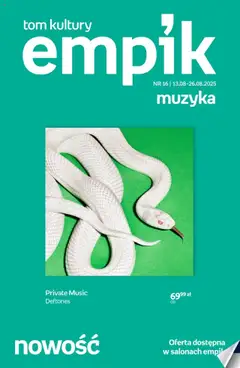 Pogląd oferty "Empik promocje - Tom kultury Muzyka" - ważna od 13.08.2025
