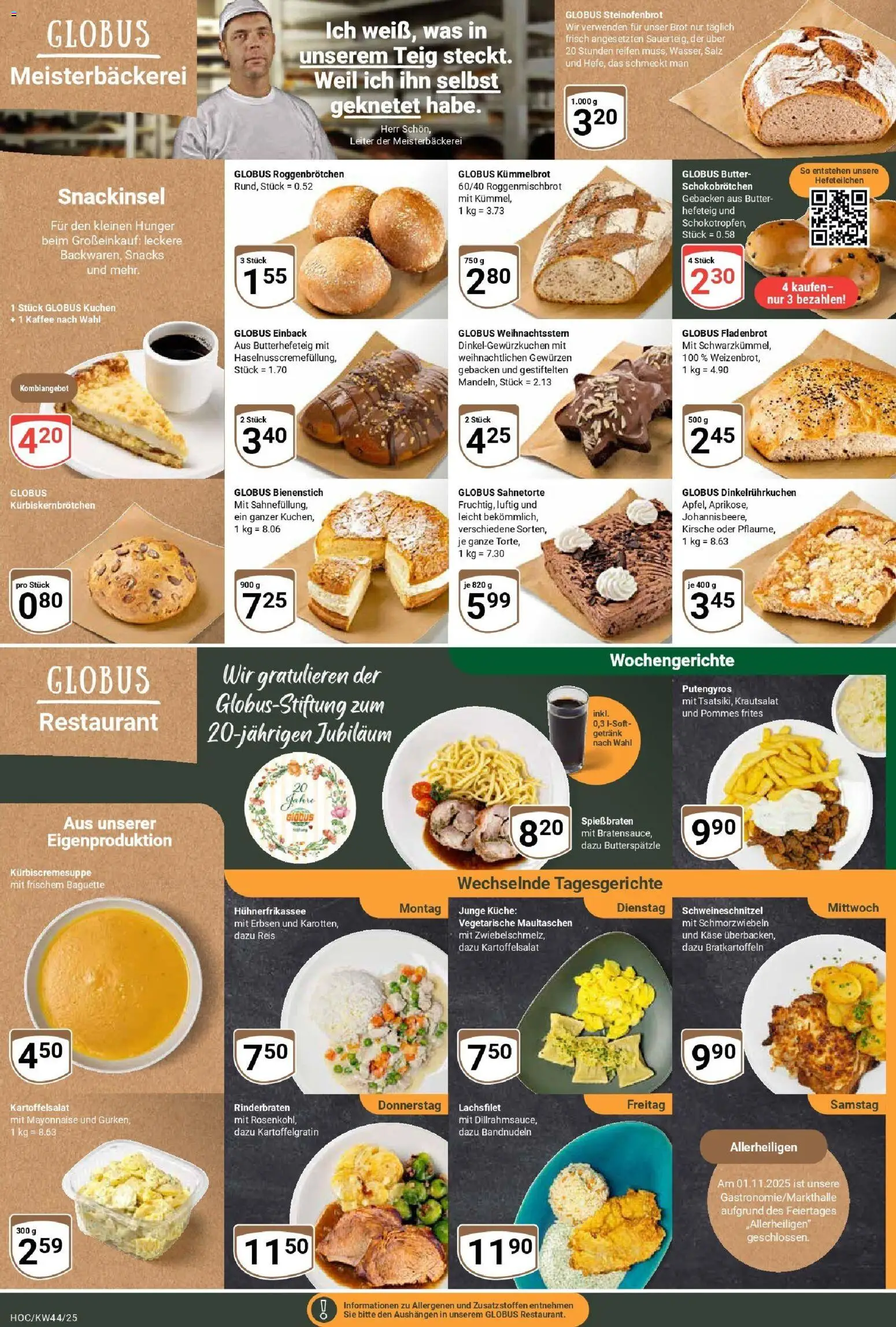 Globus prospekt Hockenheim	 – gültig ab 26.10.2025 | Seite: 7 | Produkte: Käse, Mayonnaise, Reis, Kuchen